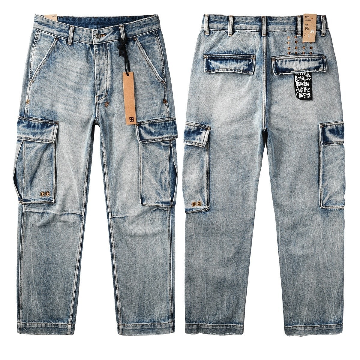 ksubi jeans men 3043 Blue Wide-Leg Jeans in sizes 28 to 40 All-season