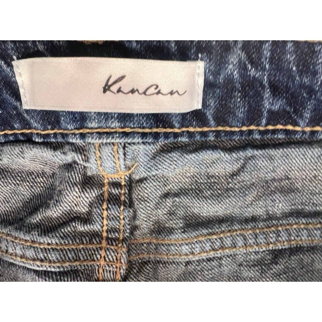 KanCan Beatrice Ultra High Rise Boyfriend Jeans Distressed XL 100% Cotton Mom
