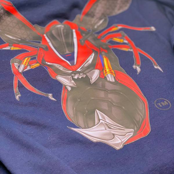 FlameHornet Perfomance Graphic T-Shirt CBR1000RR Enthusiast-Navy