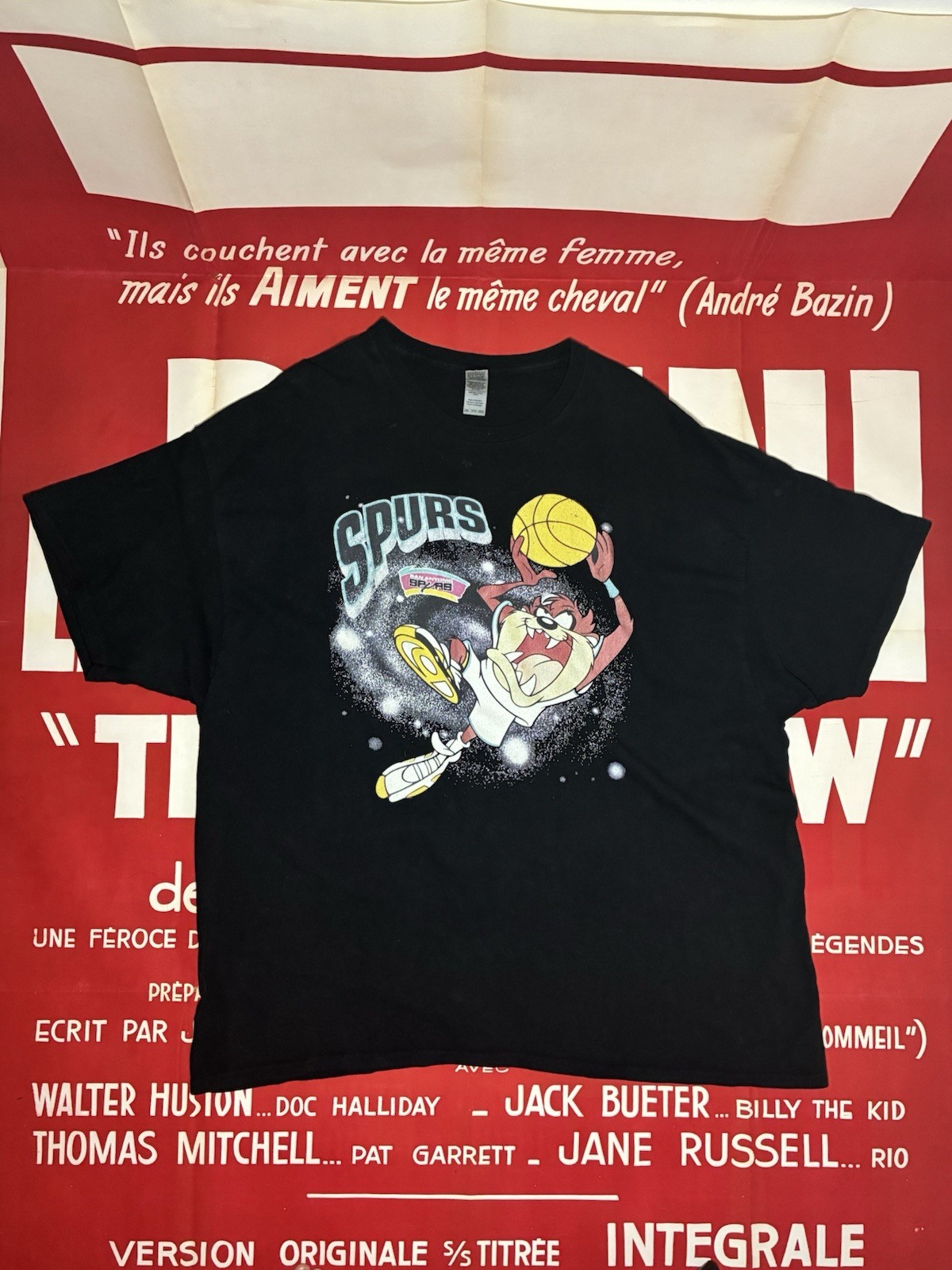 San Antonio Spurs Looney Tunes Taz Vintage Tee