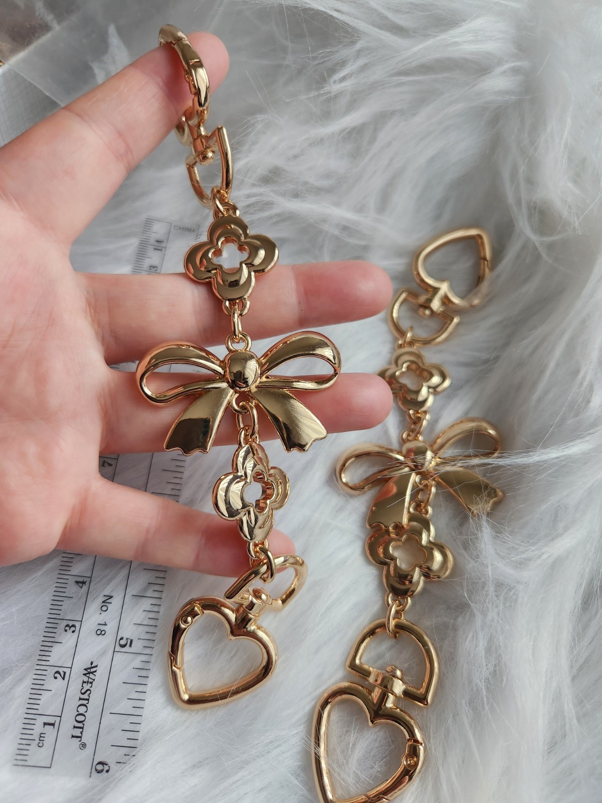 2pc bow Extension Chain great for your Bag