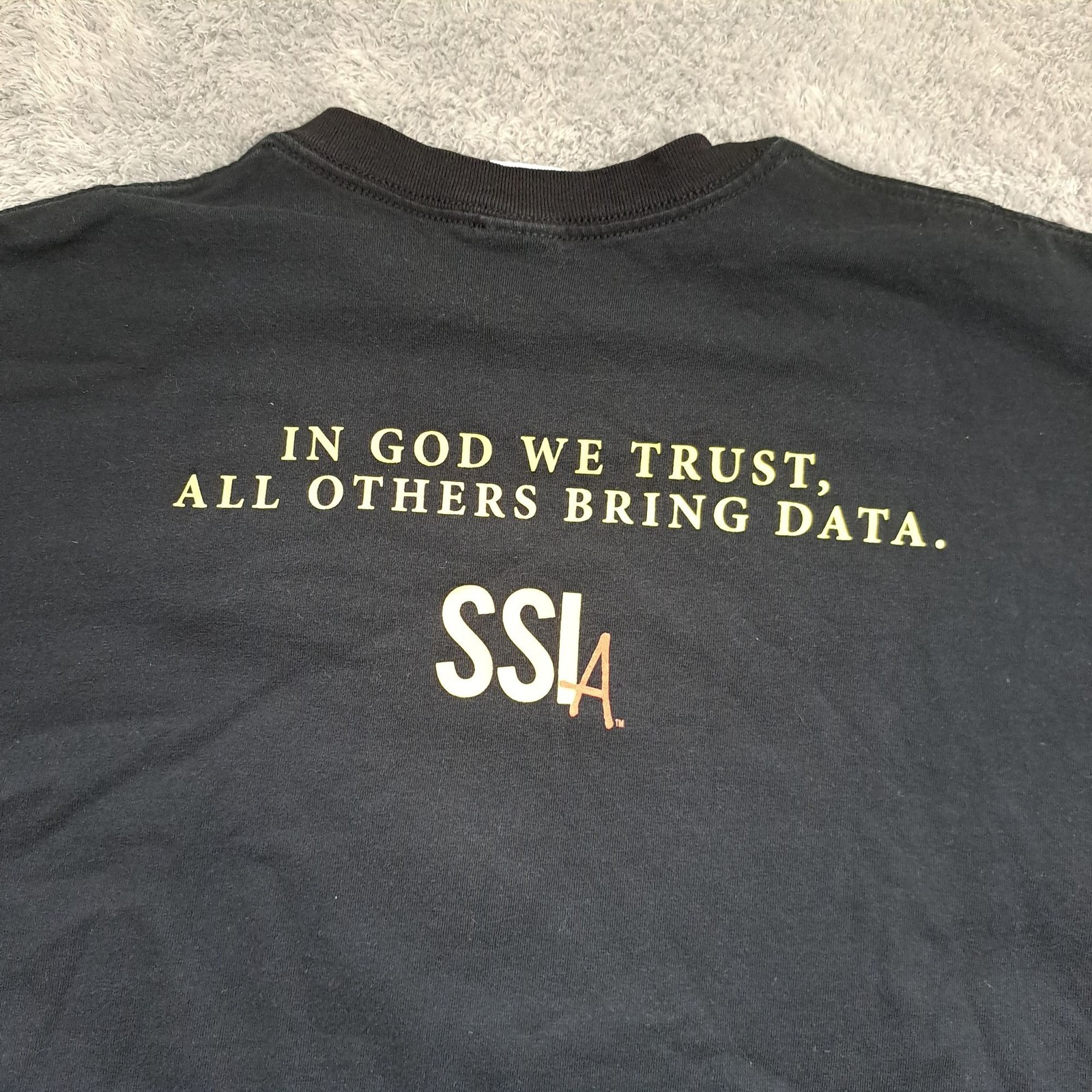 SSIA Rethink Optics Metrology TShirt Black Large Anvil QED Technologies Logo