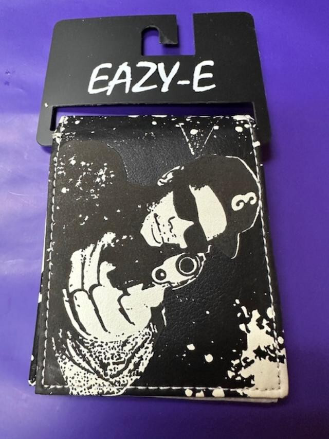 Eazy-E Godfather Of Gangsta Rap white Bifold Wallet
