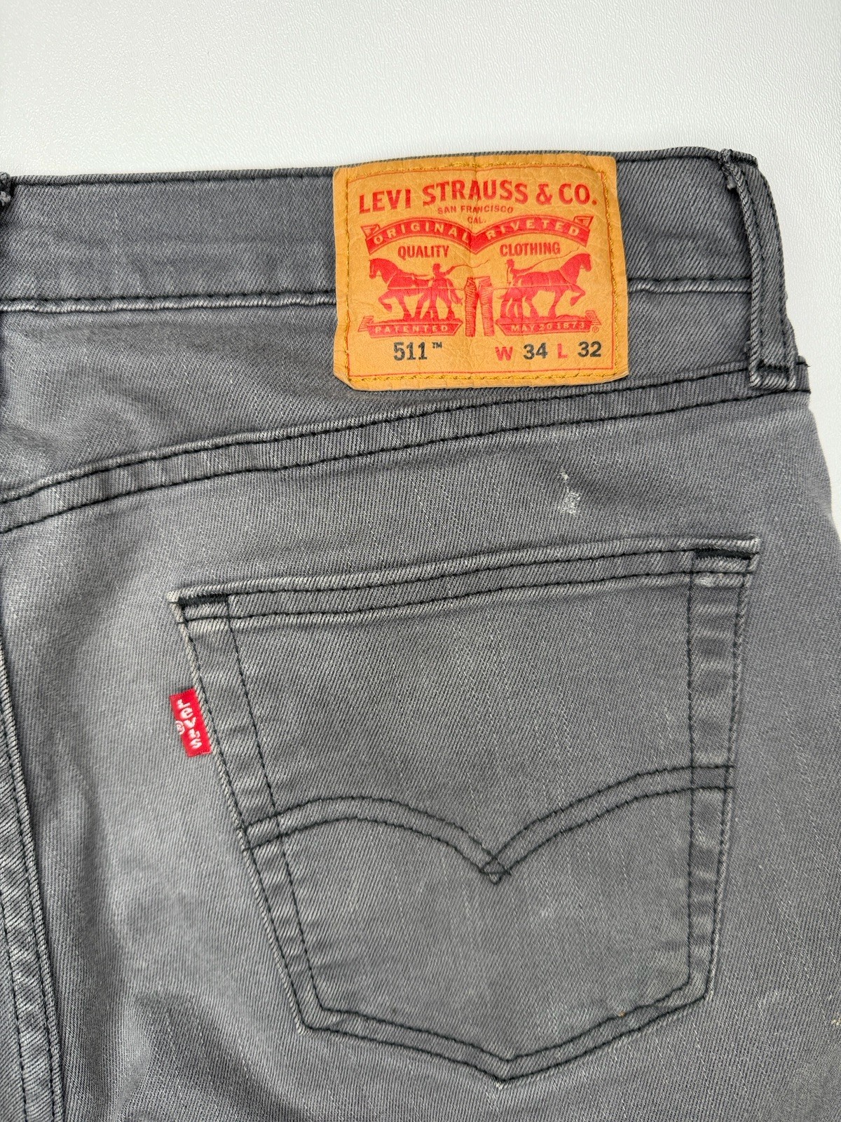 Levi’s 511 Slim Fit Denim Jeans “Gray Black 3D”D04511-2272 | 34 x 31*