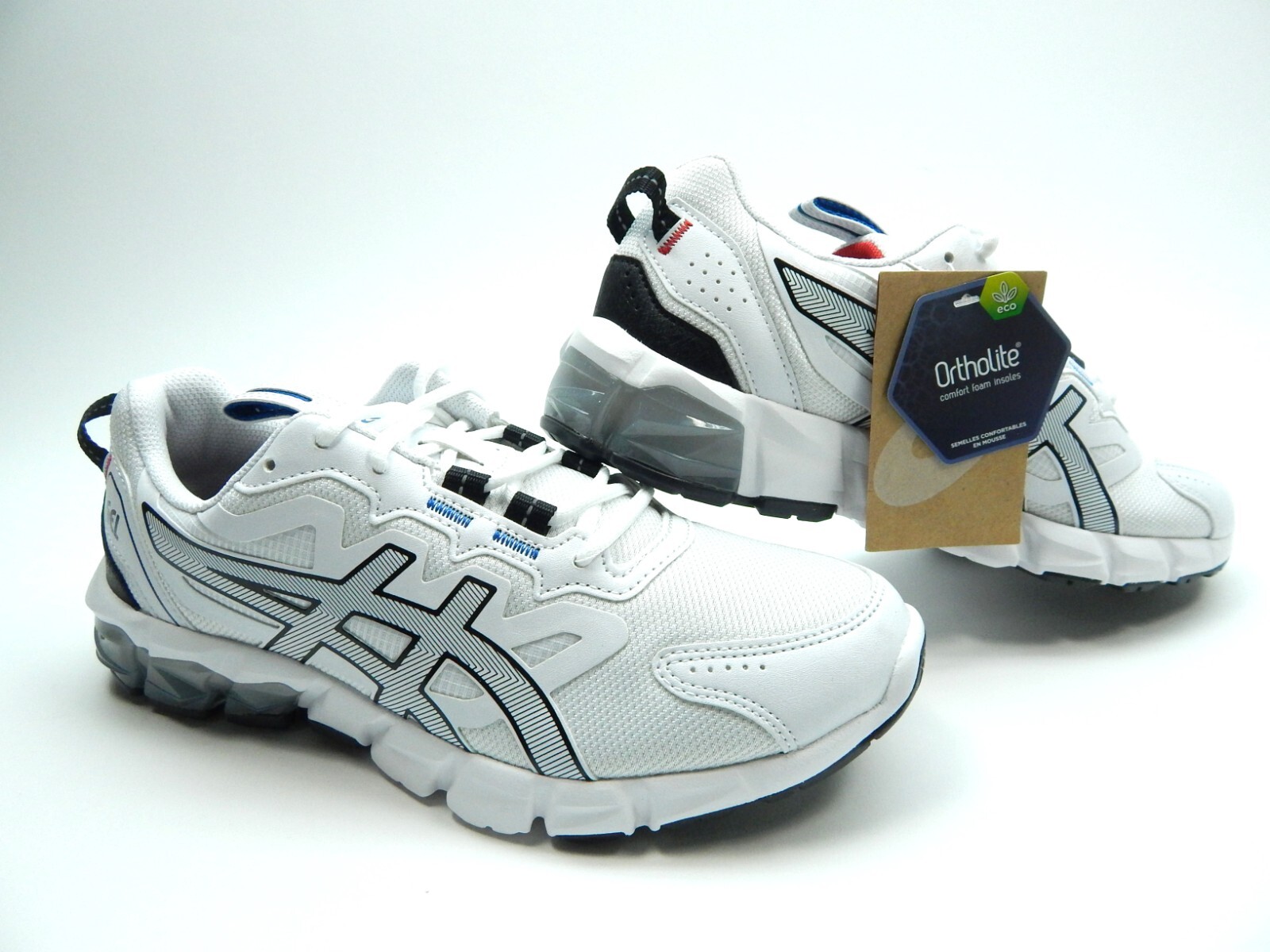 ASICS GEL QUANTUM 90 WHITE BLACK 1201A064-105 MEN SHOES SIZE 7
