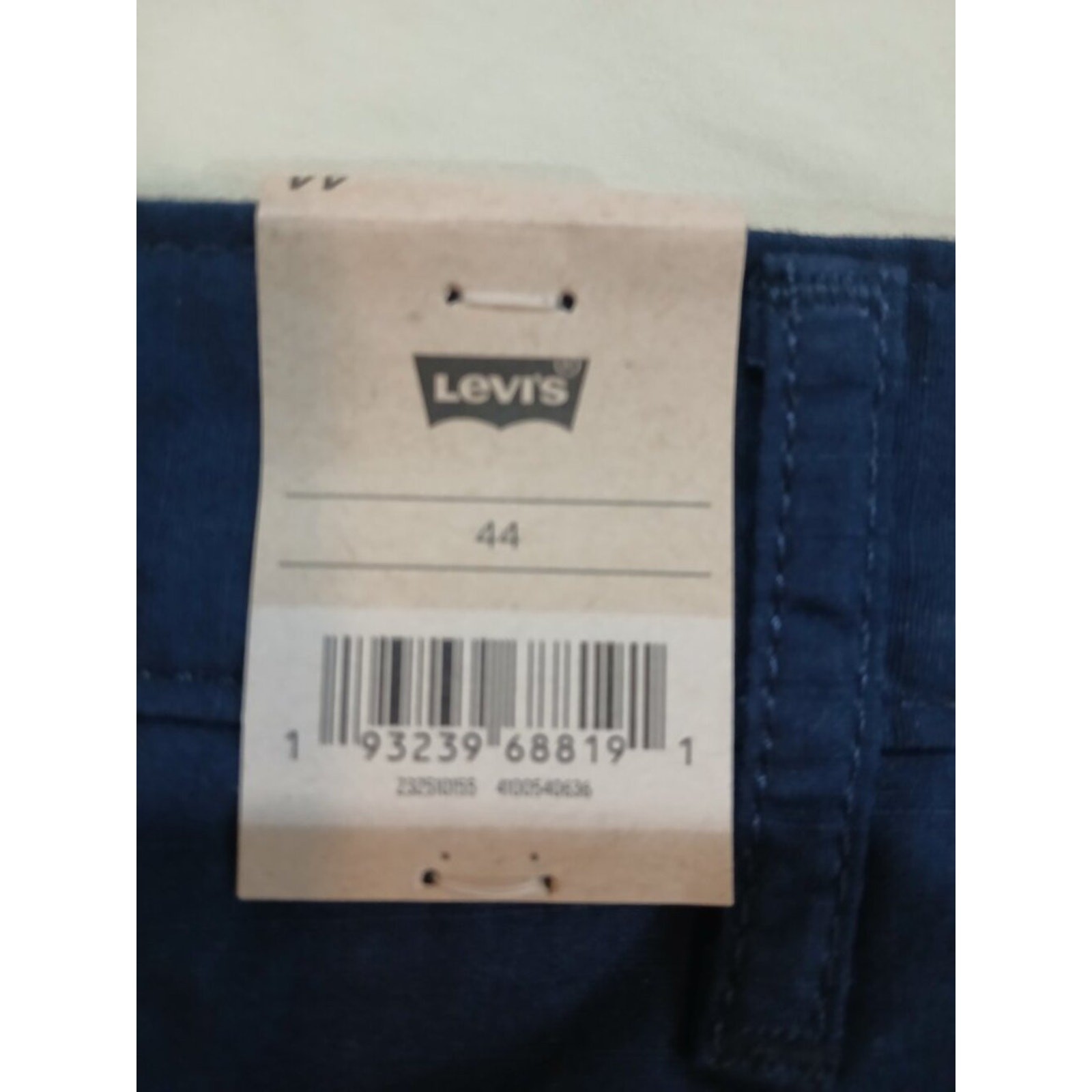 Levi’s Carrier Cargo Shorts 44 Blue Cove Navy NWT 100% Cotton WaterLess