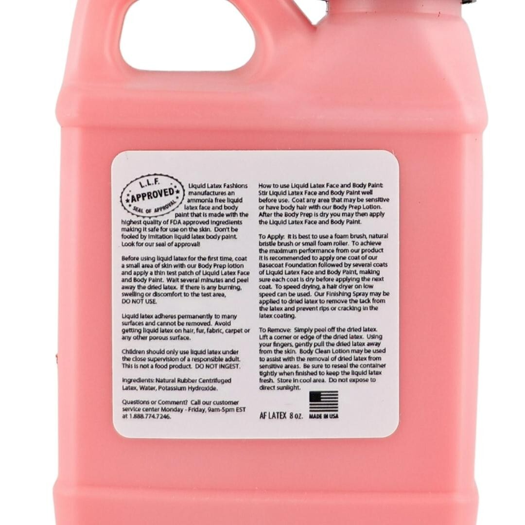 Red 8 Fl Oz – Liquid Latex Face and Body Paint, Halloween, Cosplay