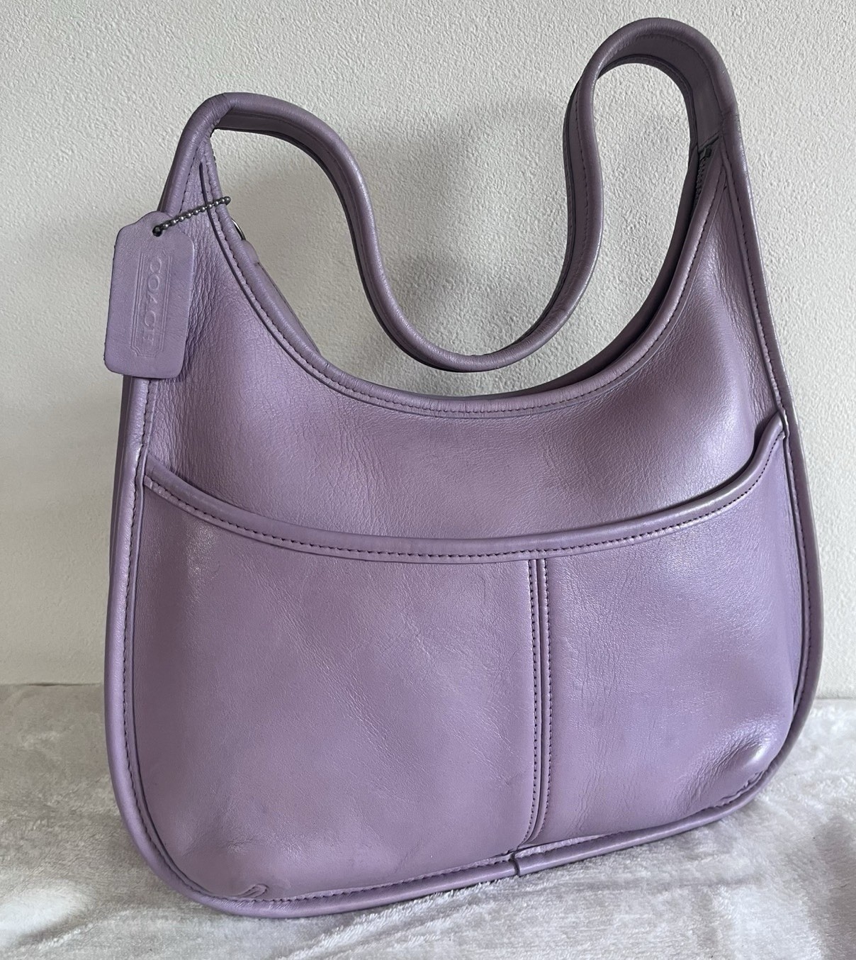 Coach MEDIUM C8C 9033 Vintage Lavender Leather Ergo Shoulder Bag