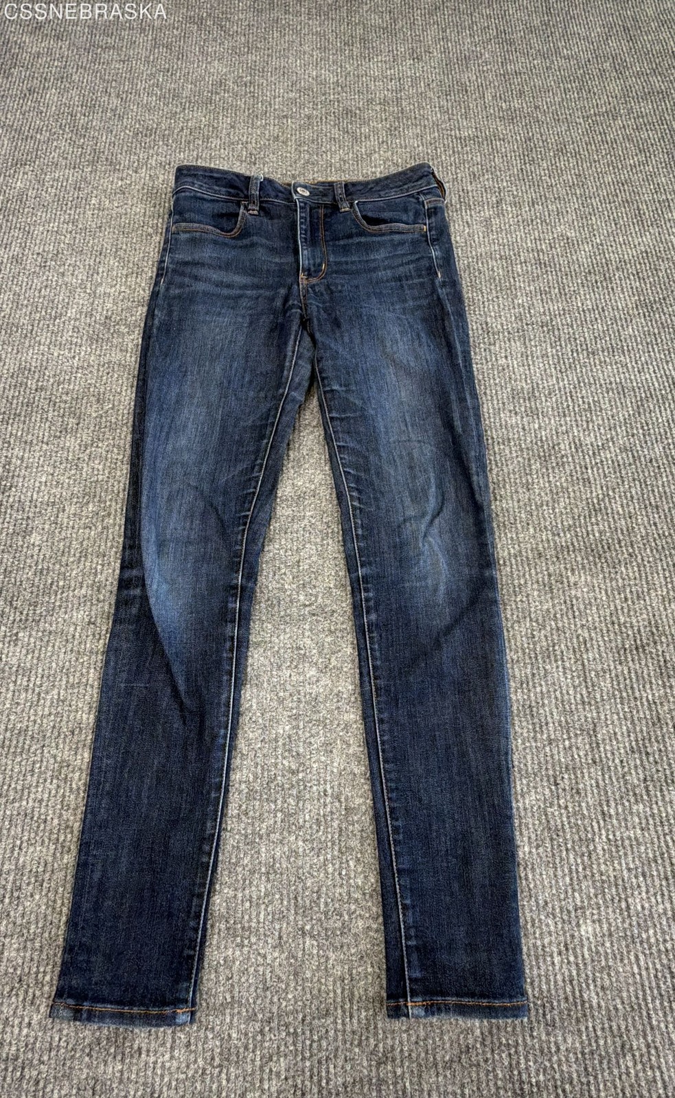 American Eagle Women’s Hi-Rise Jegging Dark Wash Ne(x)t Level Stretch Sz 6L