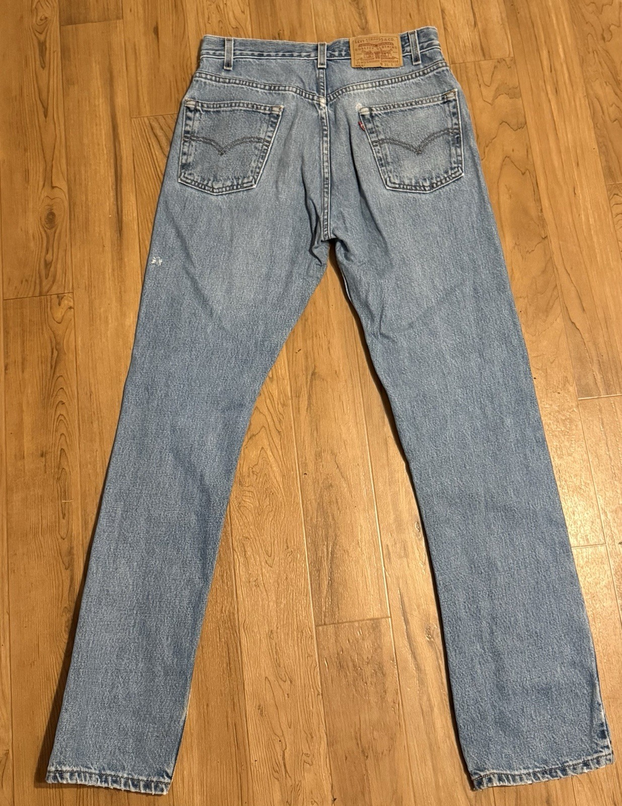 90s Levi’s Men’s 505 Series Regular Fit Straight Leg Blue Denim Jeans Mid Rise