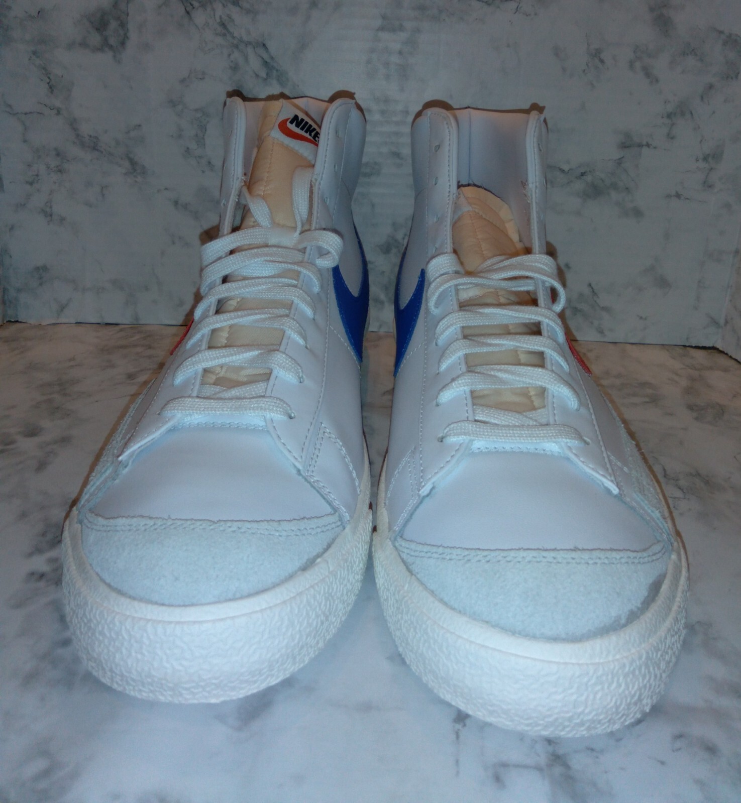 Nike Blazer Mid 77 Vintage White Red Blue sz 13 New