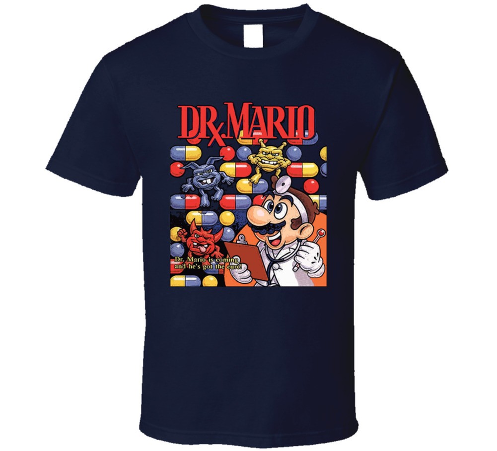 Dr Mario Nintendo Classic Game T Shirt