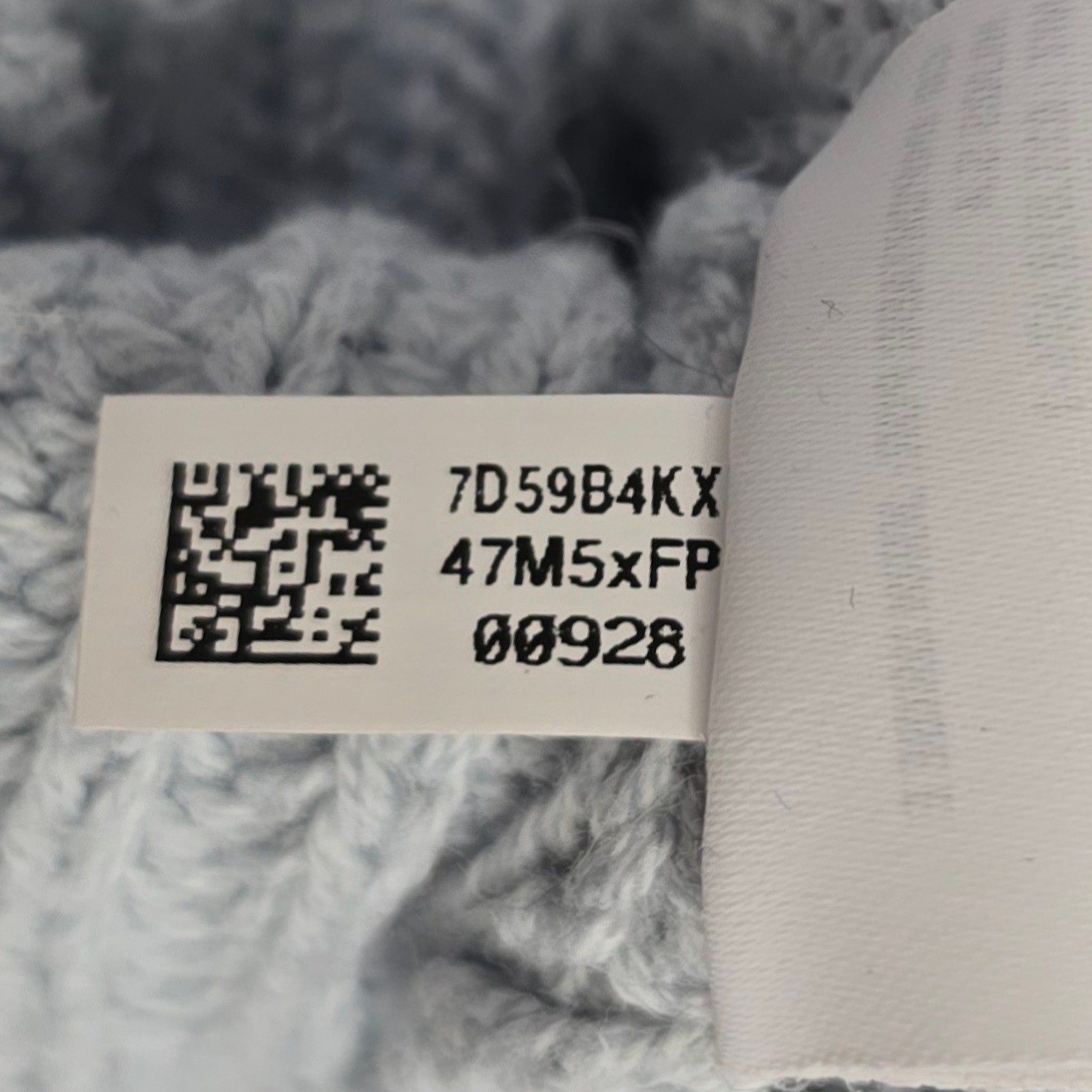 American Eagle M Blue Cream Colorblock Ribbed Chunky Cotton Sweater 00928