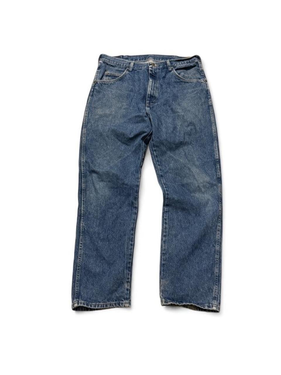 American Vintage Men’s Blue and Navy Jeans