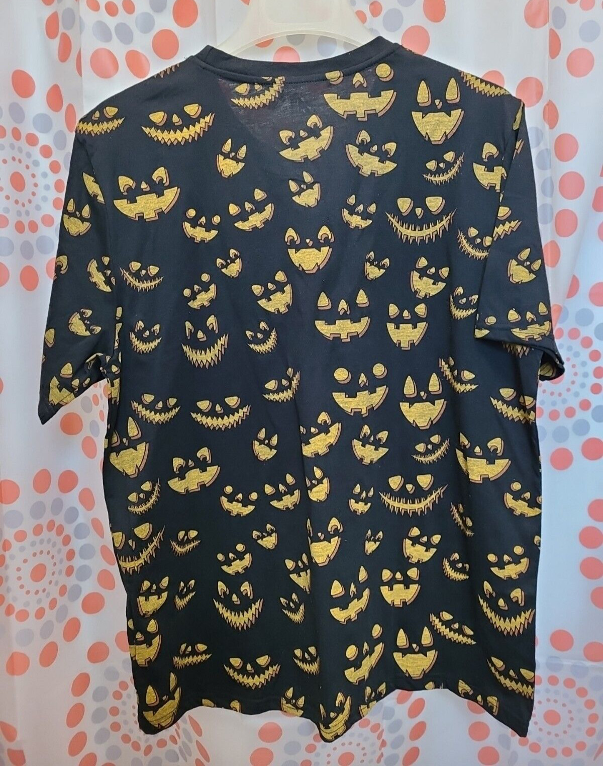 ADTN Mean Smiling Pumpkin Graphic Men’s Size X-Large Black T-Shirt New