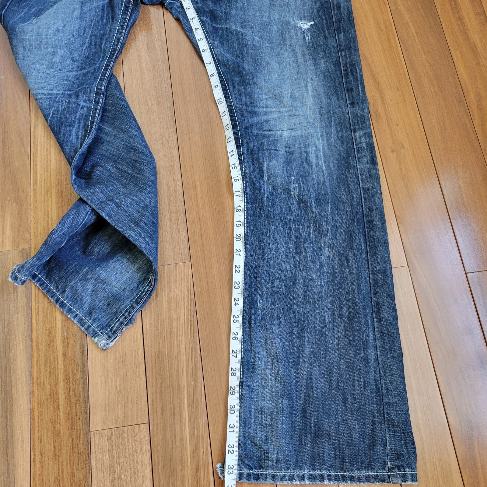 Salvage Supply Company Men’s Mayhem Bootleg Jeans Size 38×33 Western Distressed