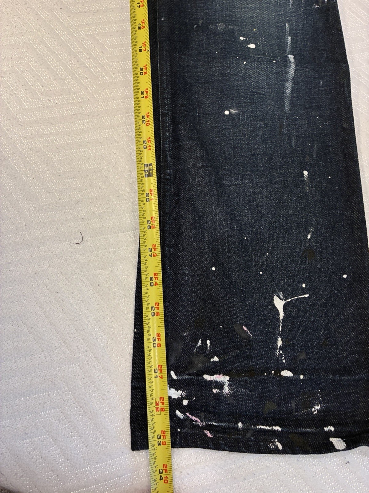 Vayder STRAIGHTFILLIPO PAINT SPLATTER Made in USA $495 Men’s Size 30