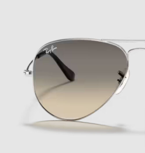 Pair Ray Ban 3025 Aviator Sundrop Gray Gradient Replacement Lenses