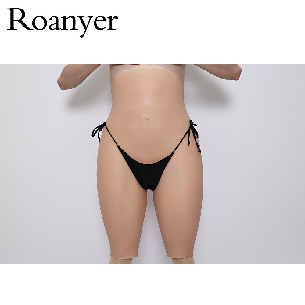 Roanyer Small Super Strong Silicone Fake Vagina Pants Panties Hip Shaping Pants