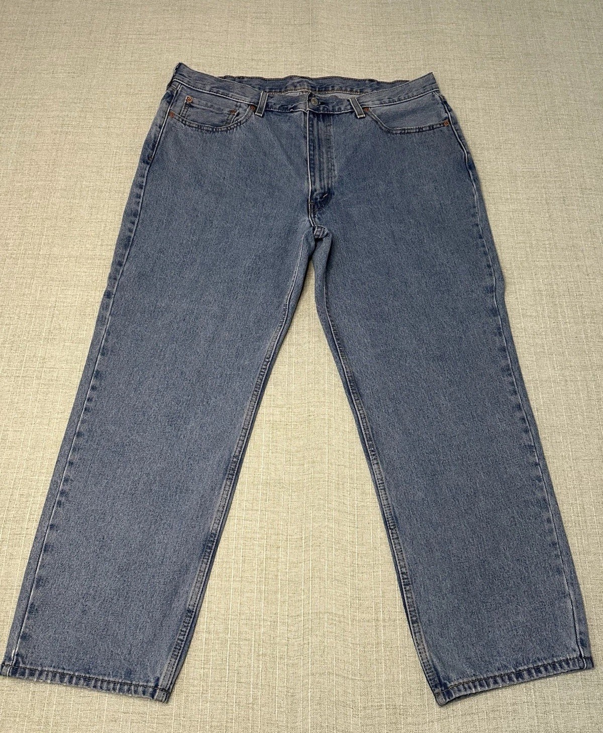 Levi’s 550 Relaxed Fit Medium Blue 100% Cotton Denim Jeans Men’s 40X30