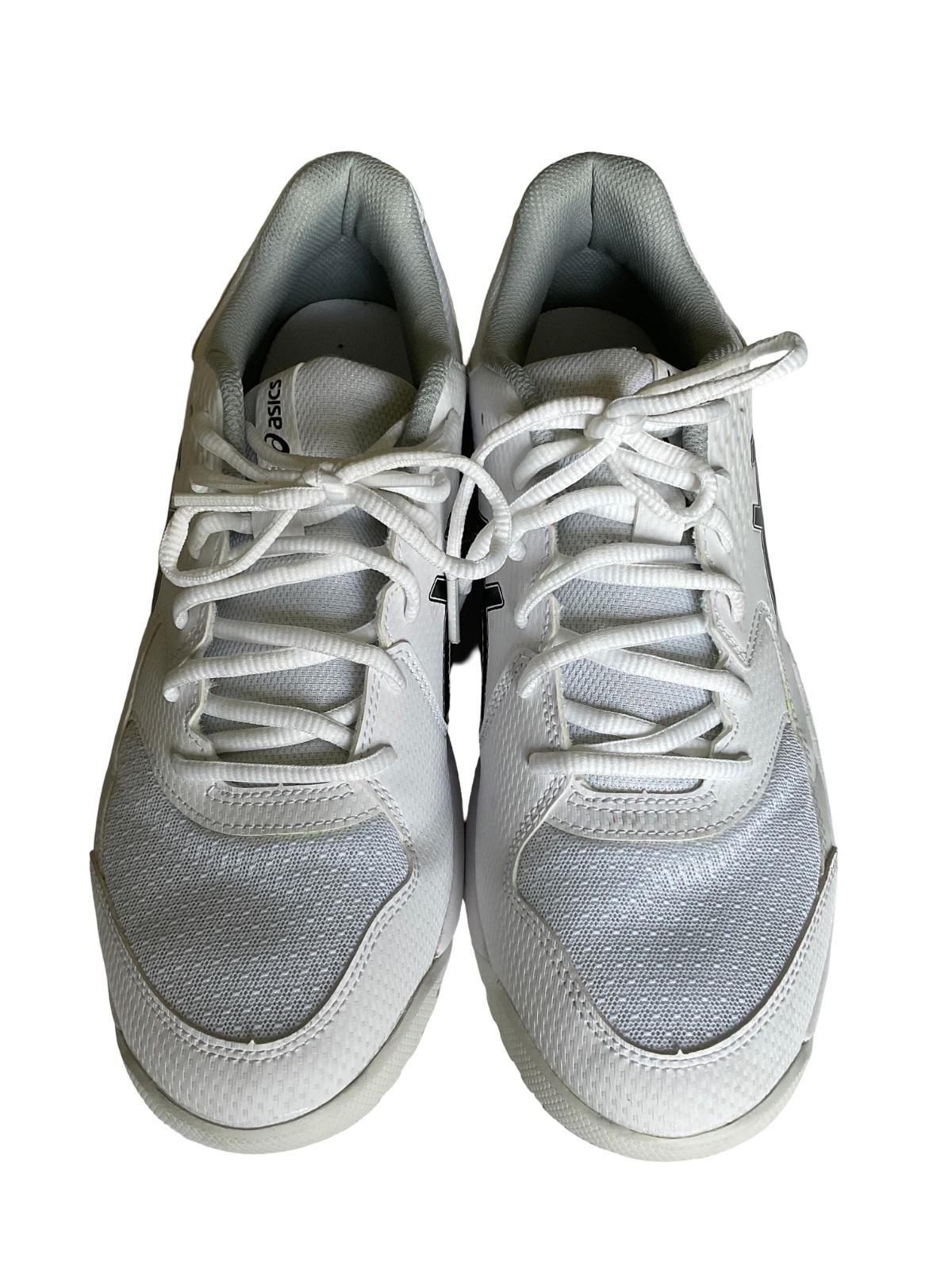 ASICS Men’s Gel-Dedicate 8 Tennis Pickleball Court Shoes White Black 10 EUC