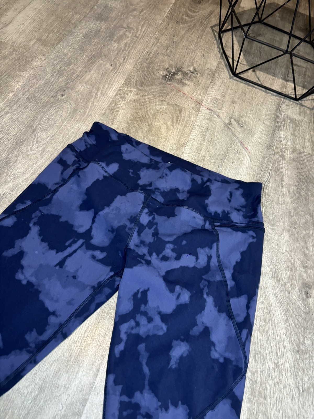 Sweaty Betty Gym Workout Power Leggings ~ Blue ~ Large Length 28 Inches