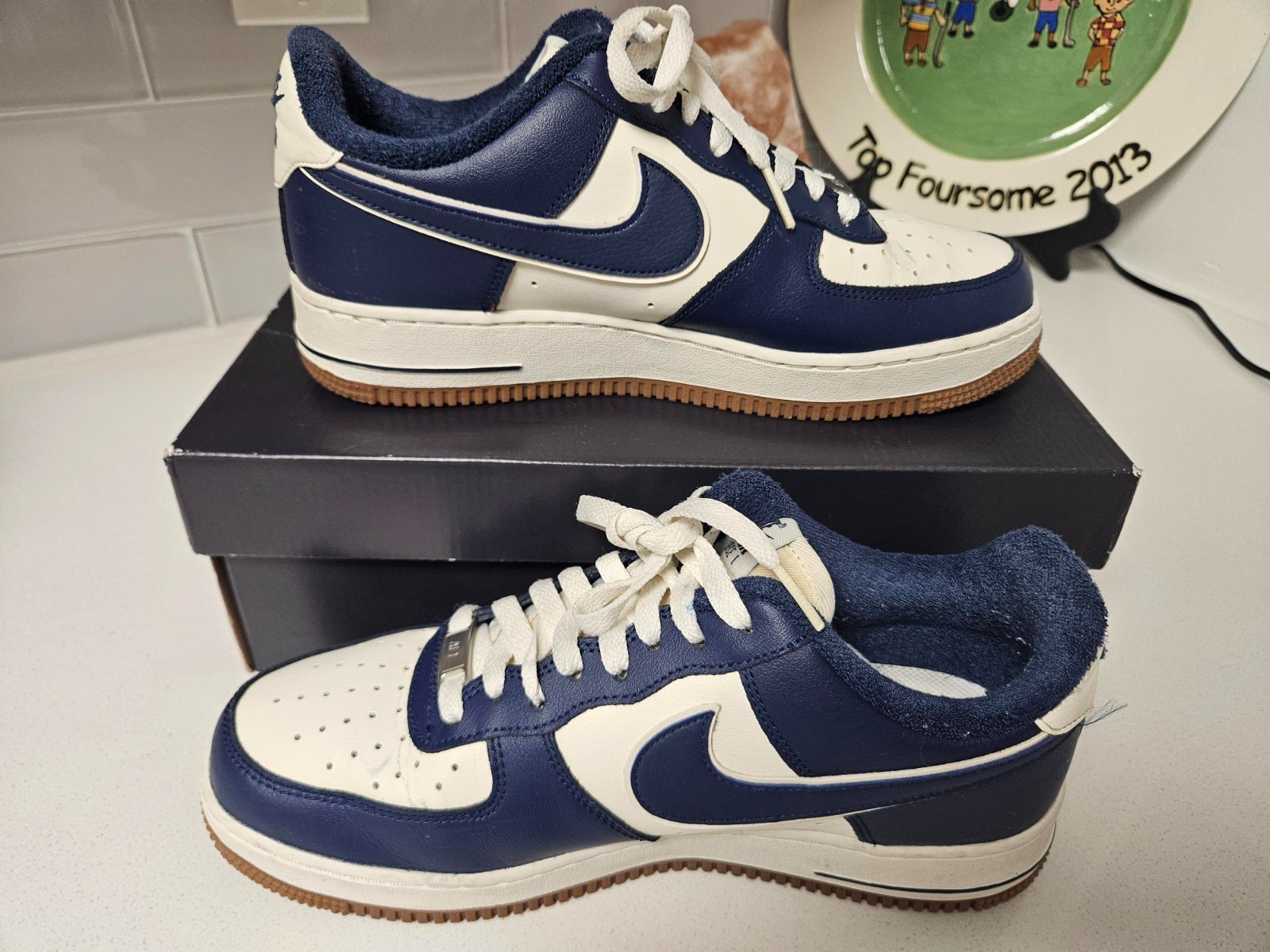 Nike Air Force 1 Low College Pack Midnight Navy Men 8.5 Women 10 DQ7659-101