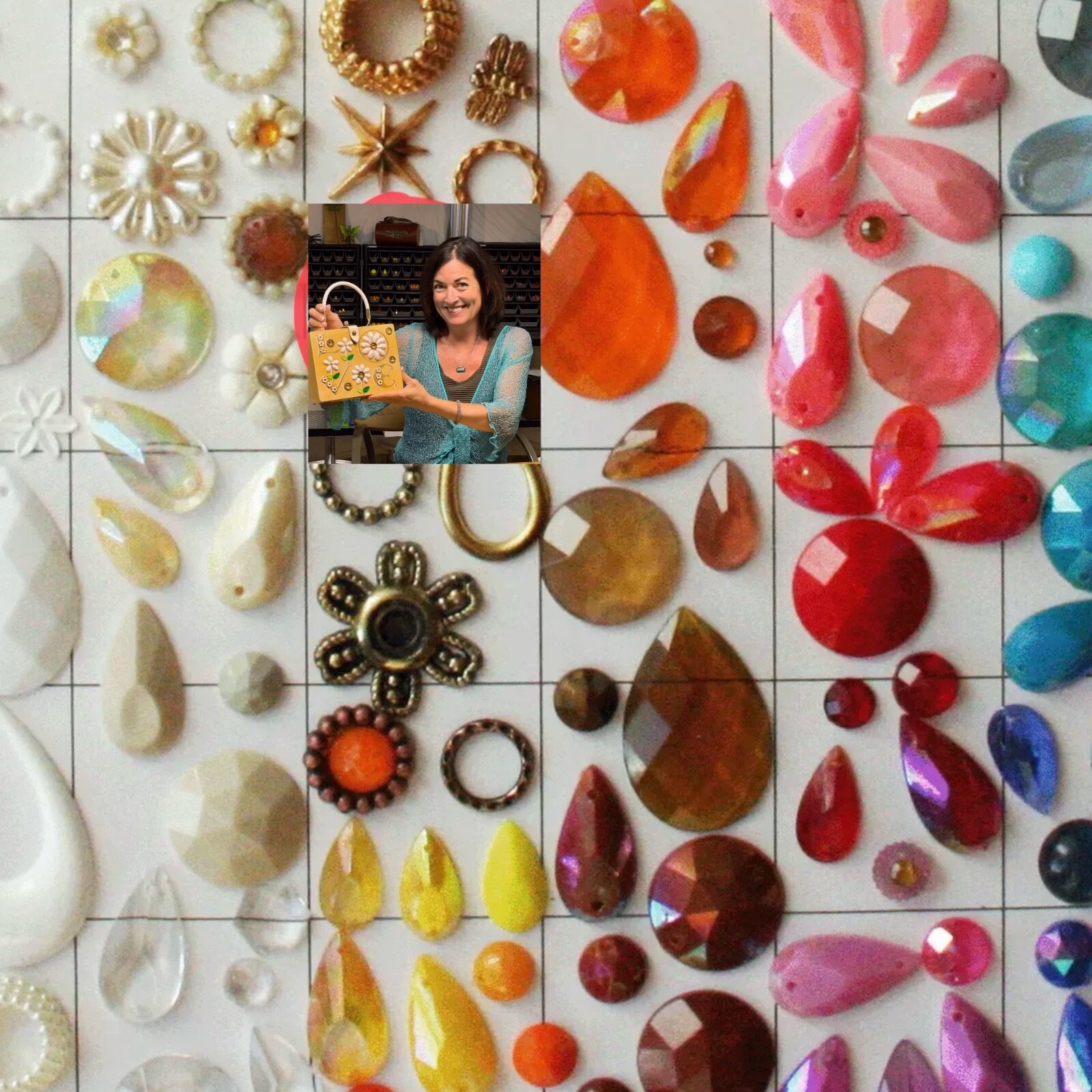 Enid Collins of Texas Replacement Jewels – Singles
