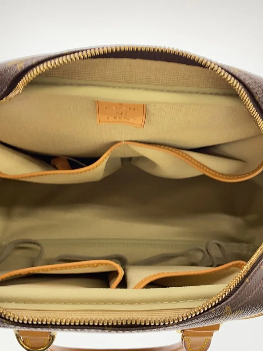 LOUIS VUITTON Bowling Vanity (Deauville) Handbag M4727 Monogram PVC BRW LV