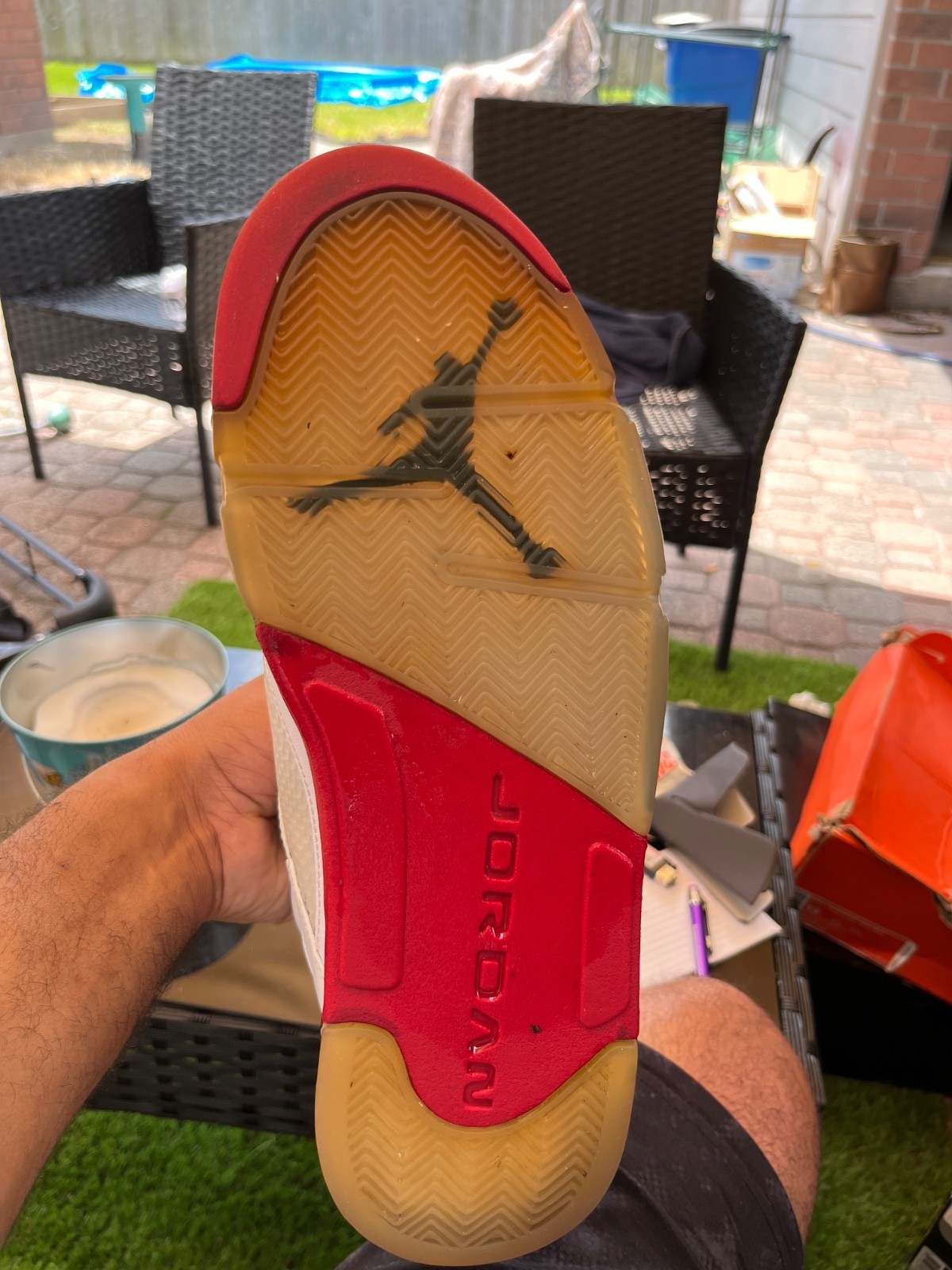 Size 13.5 – Air Jordan 5 Retro 2013 Fire Red