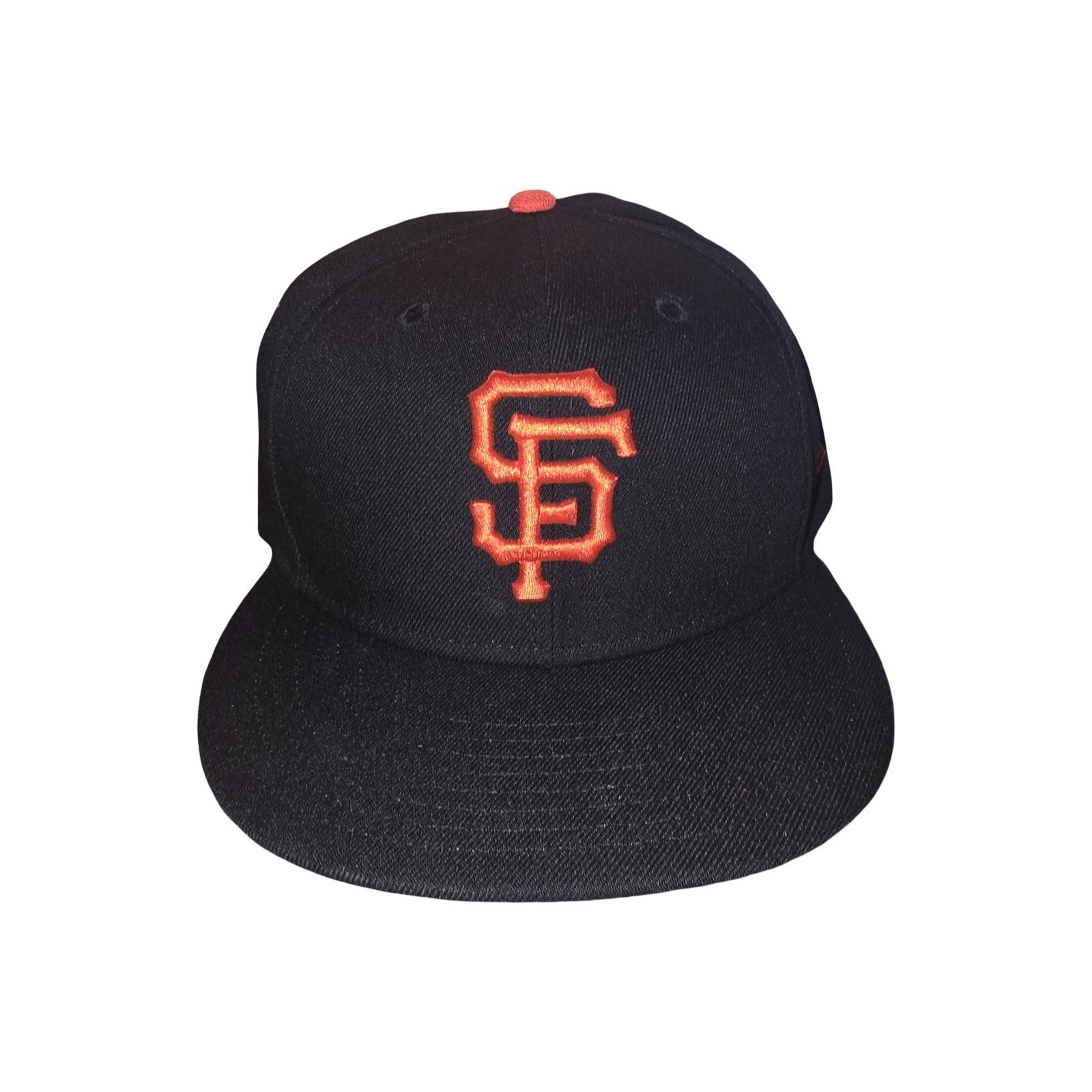 New Era 59FIFTY San Francisco Giants Fitted Hat Black Orange MLB Size 8