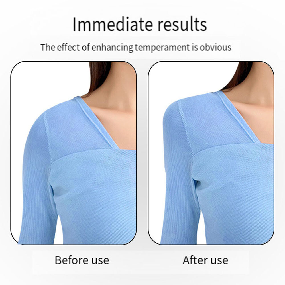 2Pairs Women Shoulder Pads Push up Soft Adhesive Silicone Shoulder Pads Anti USA