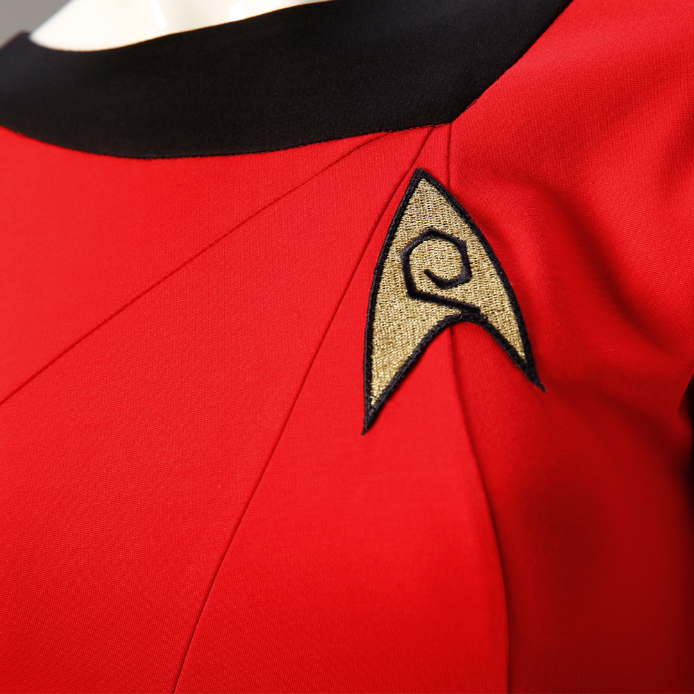 The Original Series Female Duty Red Dresses Cosplay Starfleet Uniform Costumes