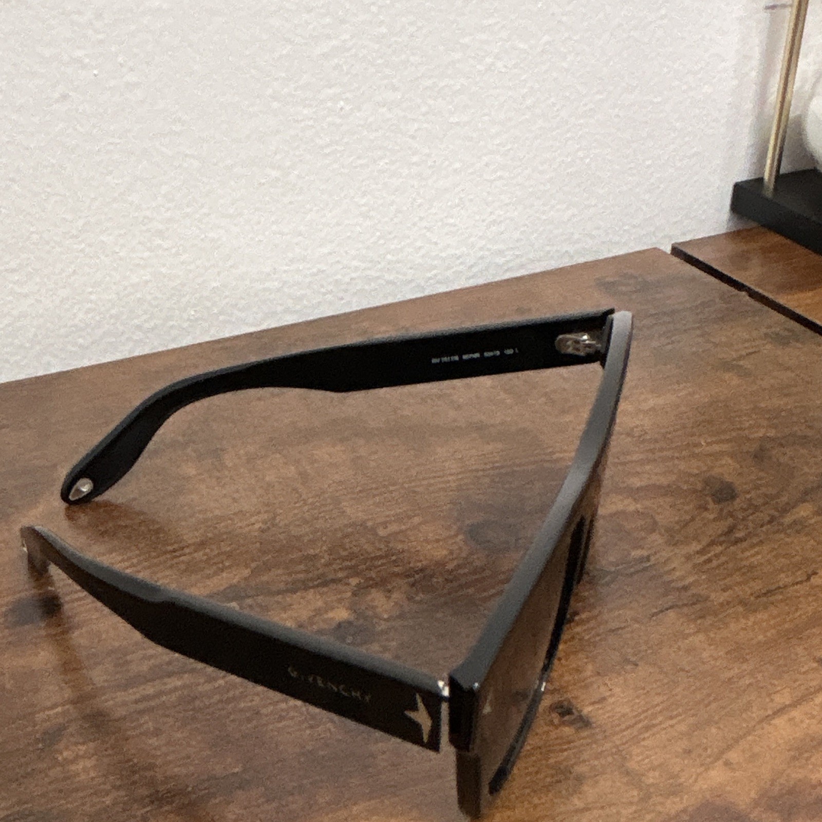 Givenchy GV 7057 Women’s Square Sunglasses Black Frame Brown Tinted UV400