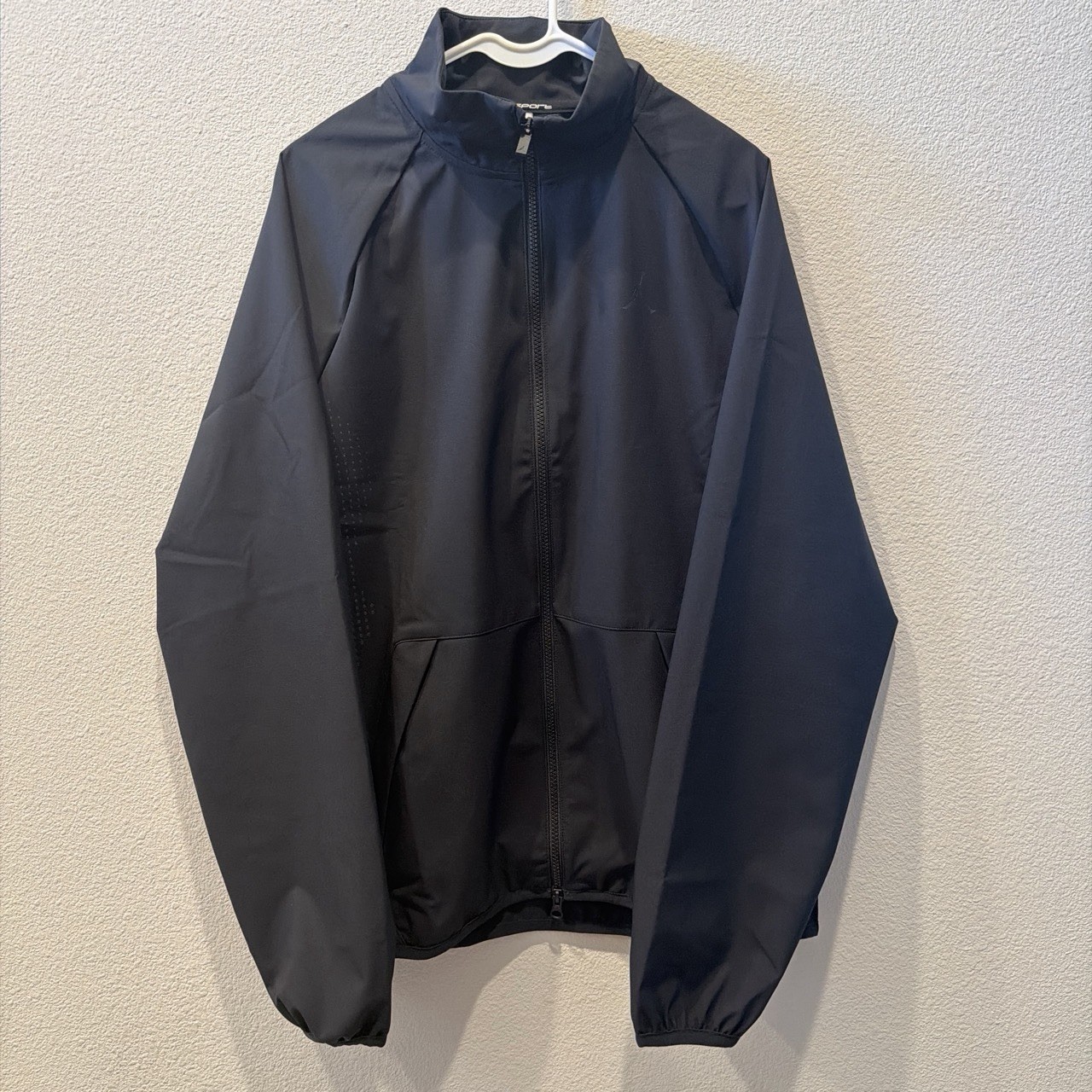 JORDAN SPORT JAM MEN’S WARM-UP JACKET BLACK/DARK SHADOW SIZE LARGE
