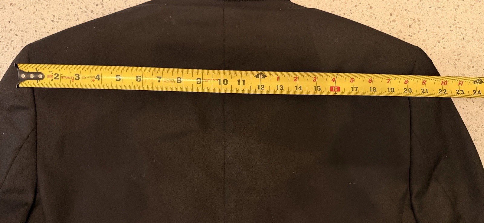 Daniel Cremieux Collection Loro Piana Black Wool Twill Blazer 48L Purple Lined