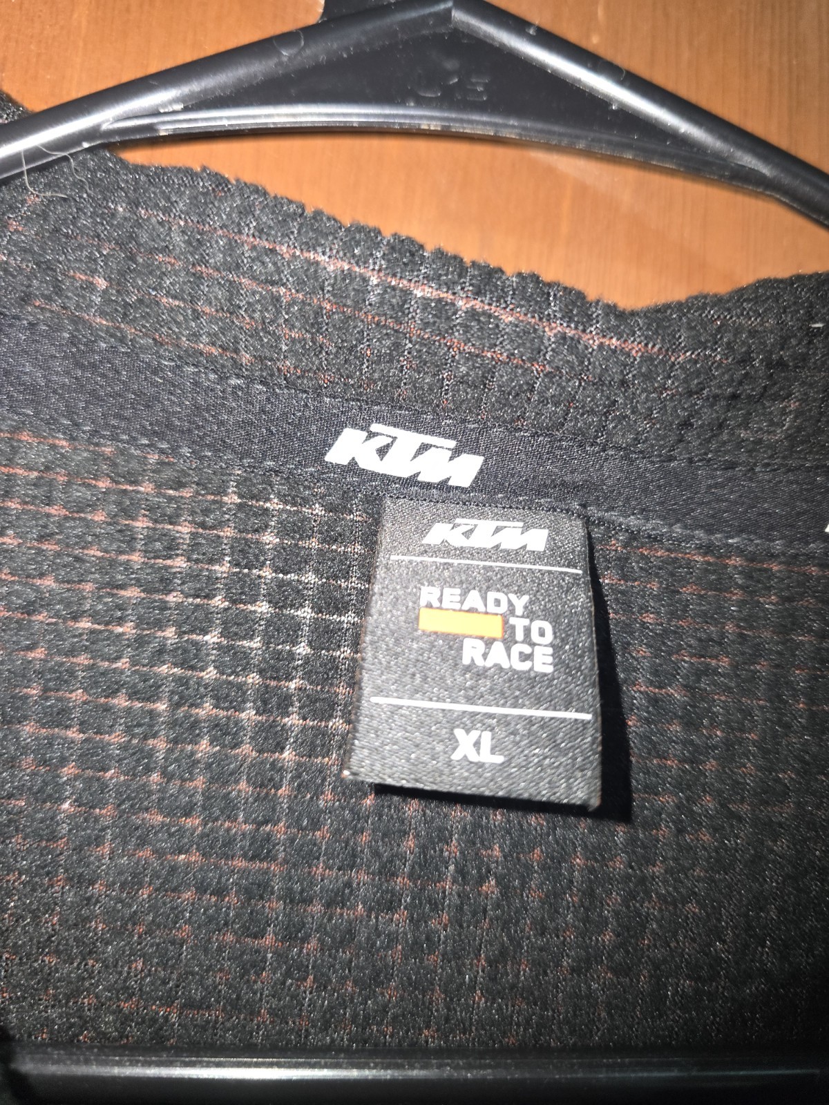 KTM Racing Team Men’s XL Full Zip Track Jacket Black/Orange, Pockets