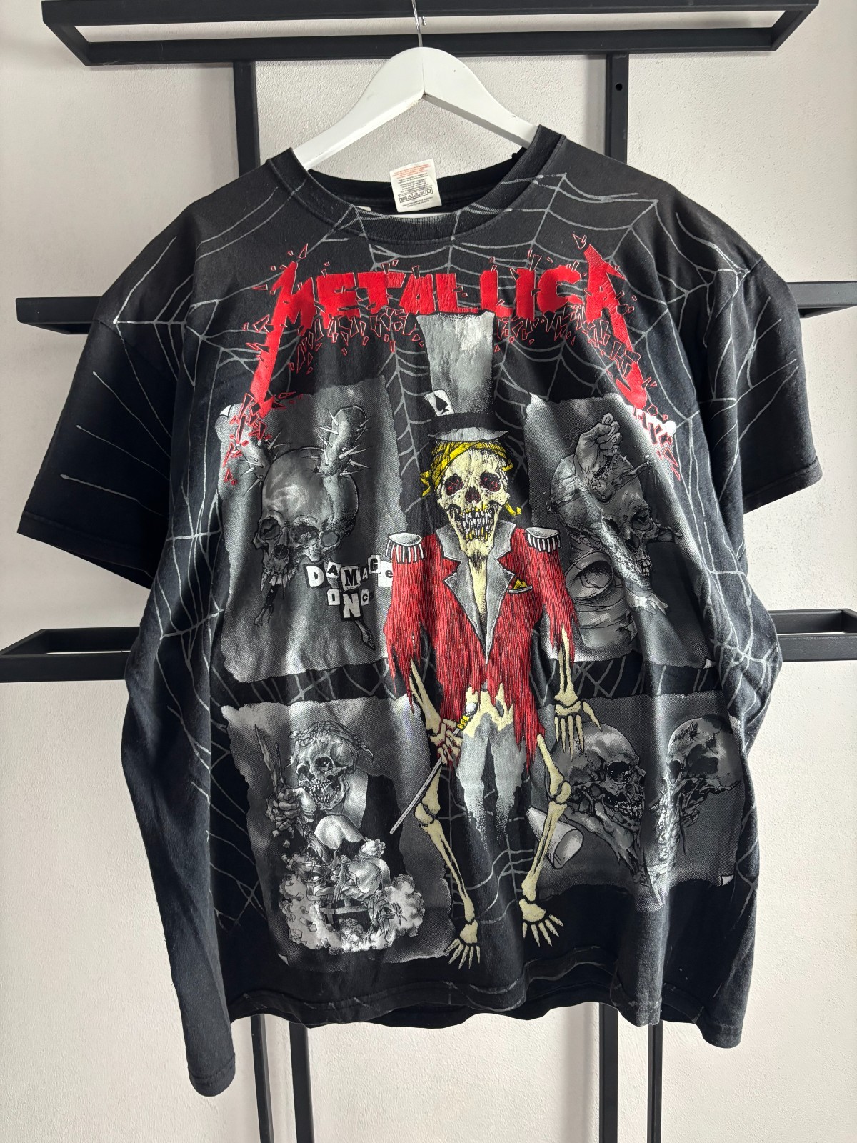 Metallica Vintage 1992 Pushead Ringmaster All Over Print T-Shirt