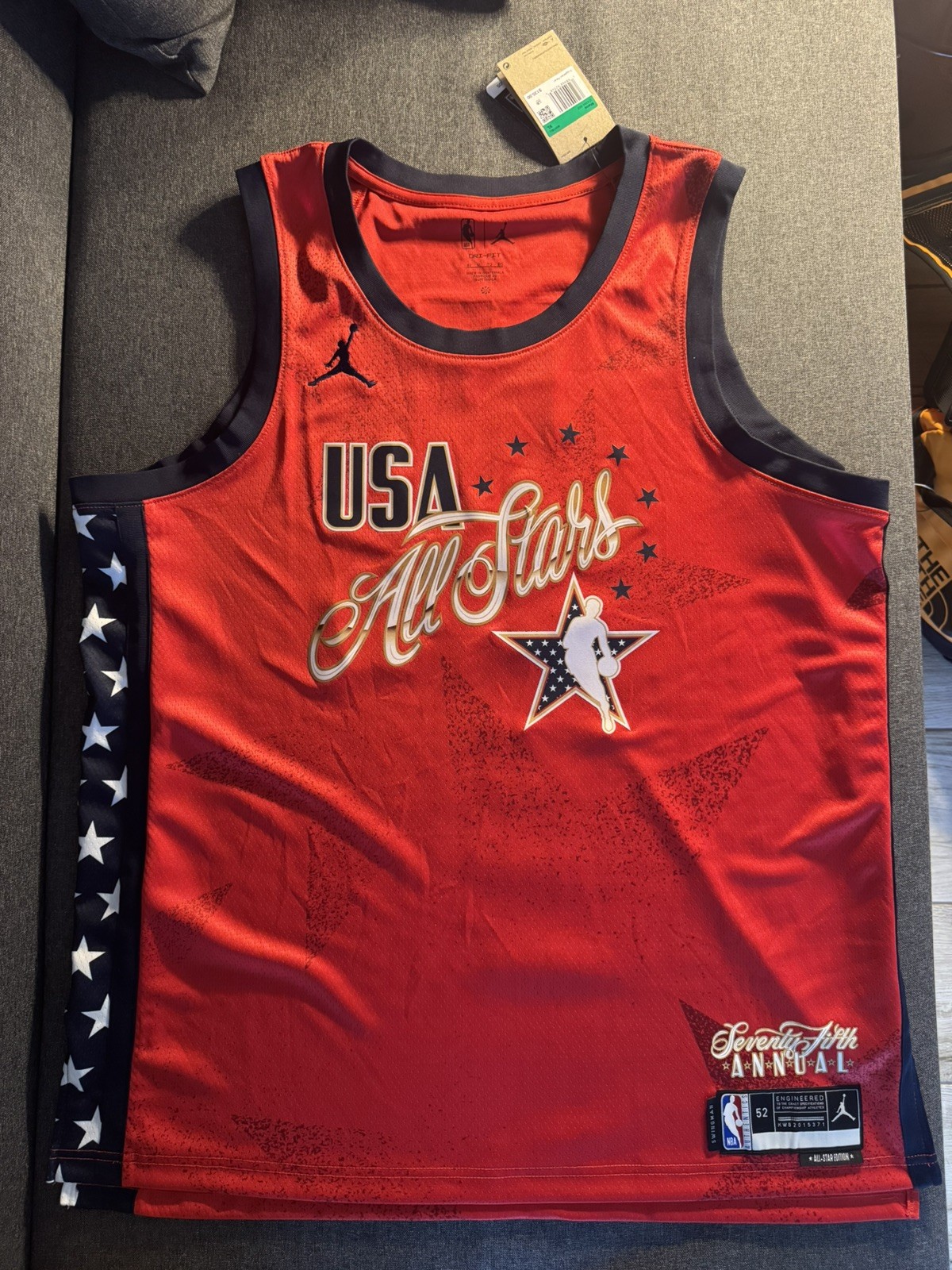 Nike Jordan Brand 2026 NBA All Star USA Swingman Jalen Brunson Knicks Jersey XL