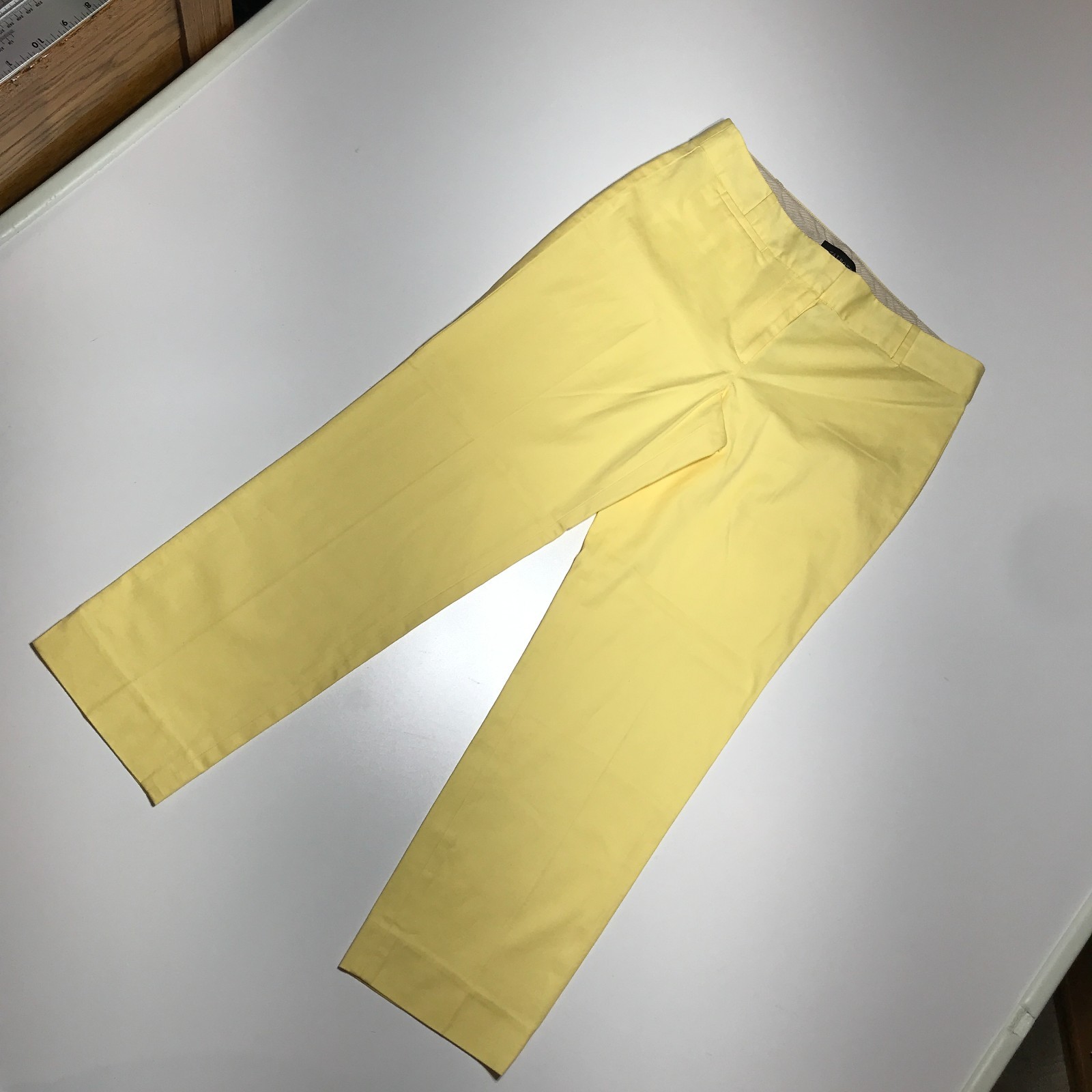 Talbots Signature Ankle Pants Size 6 Sits Below Waist Straight Leg Woven Stretch