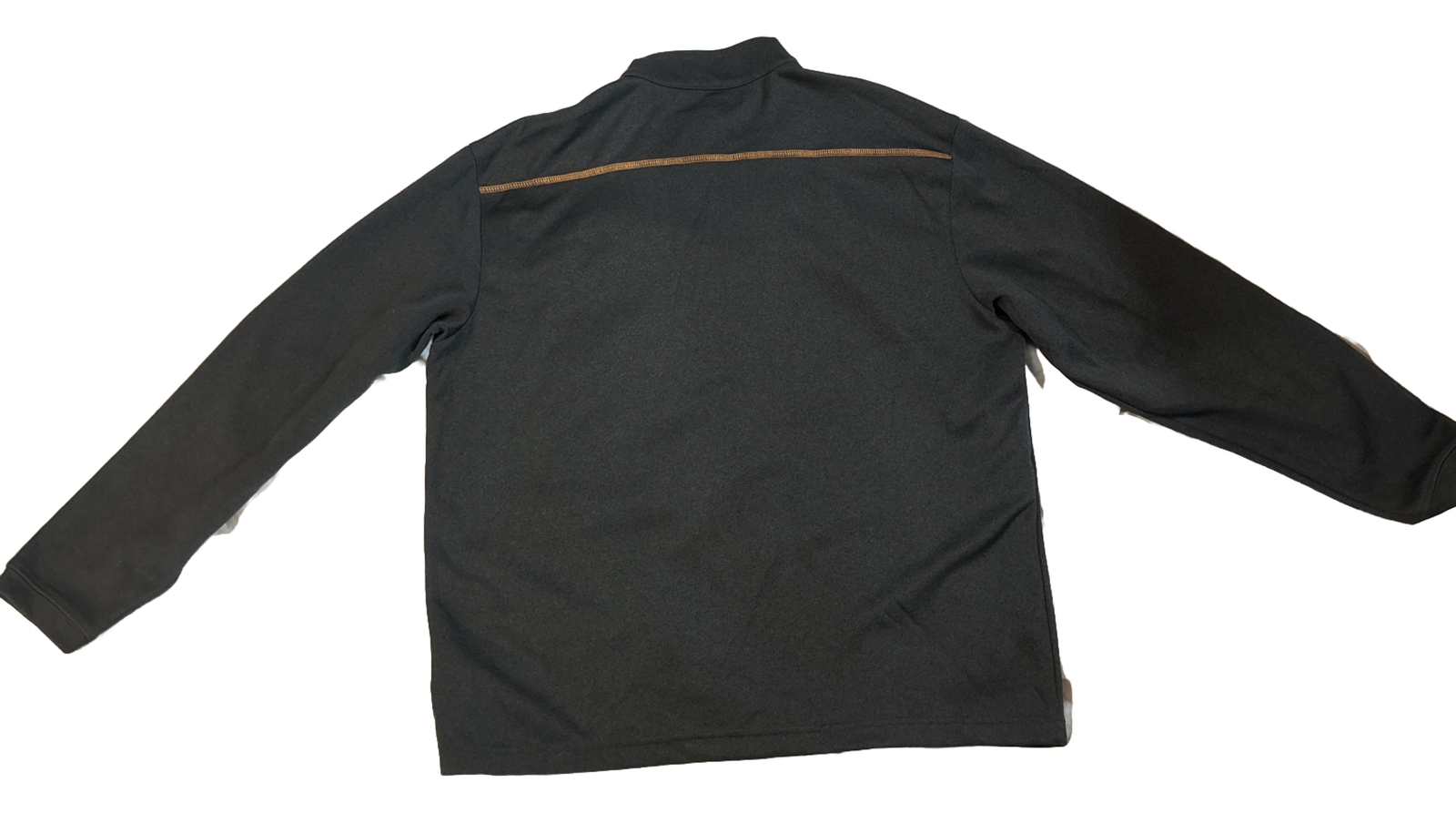 Pebble Beach Performance Jacket Charcoal Gray Orange Accents Medium