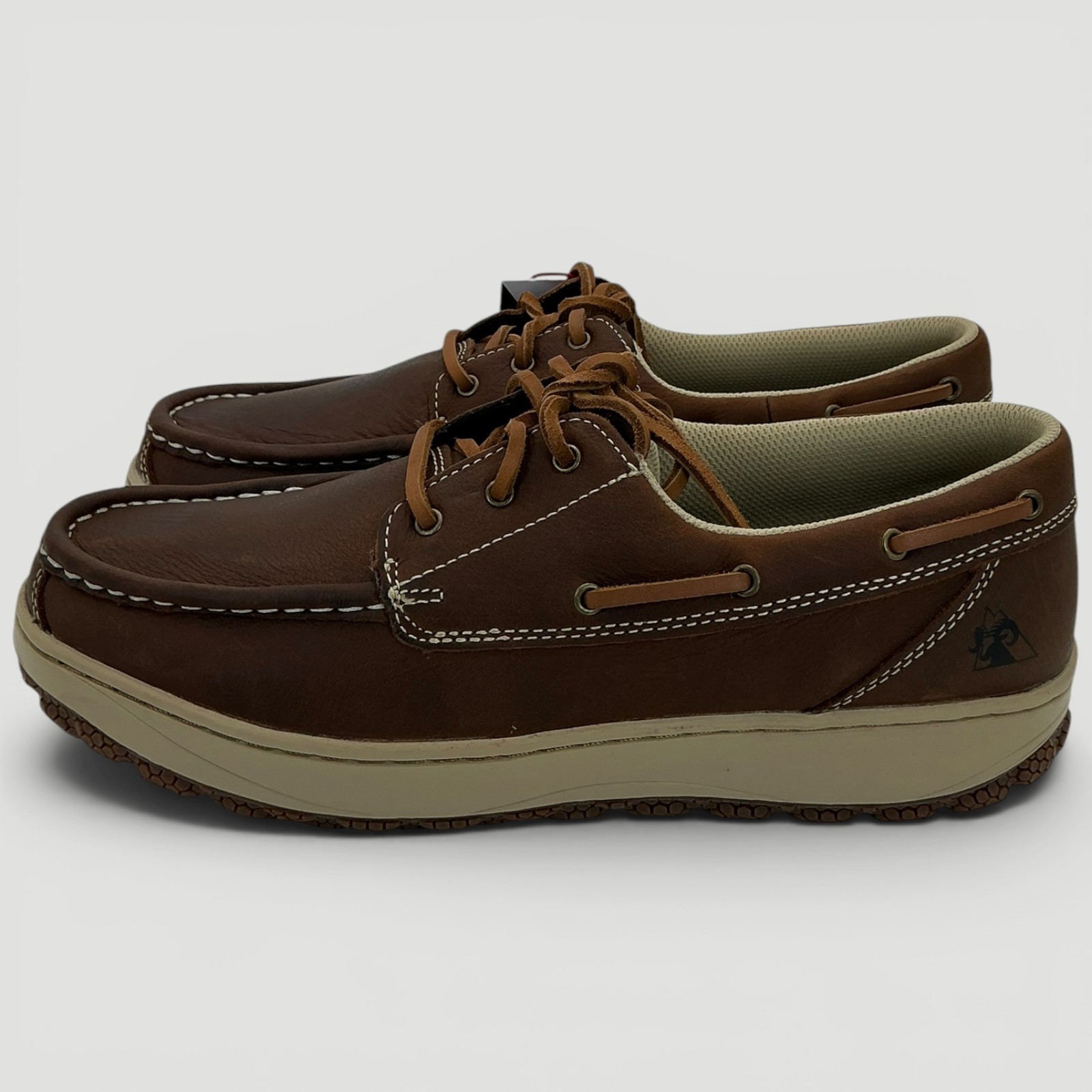 Rocky Dry-Strike SRX Men’s Size 11 Brown Leather Moc Toe Work Shoes NIB