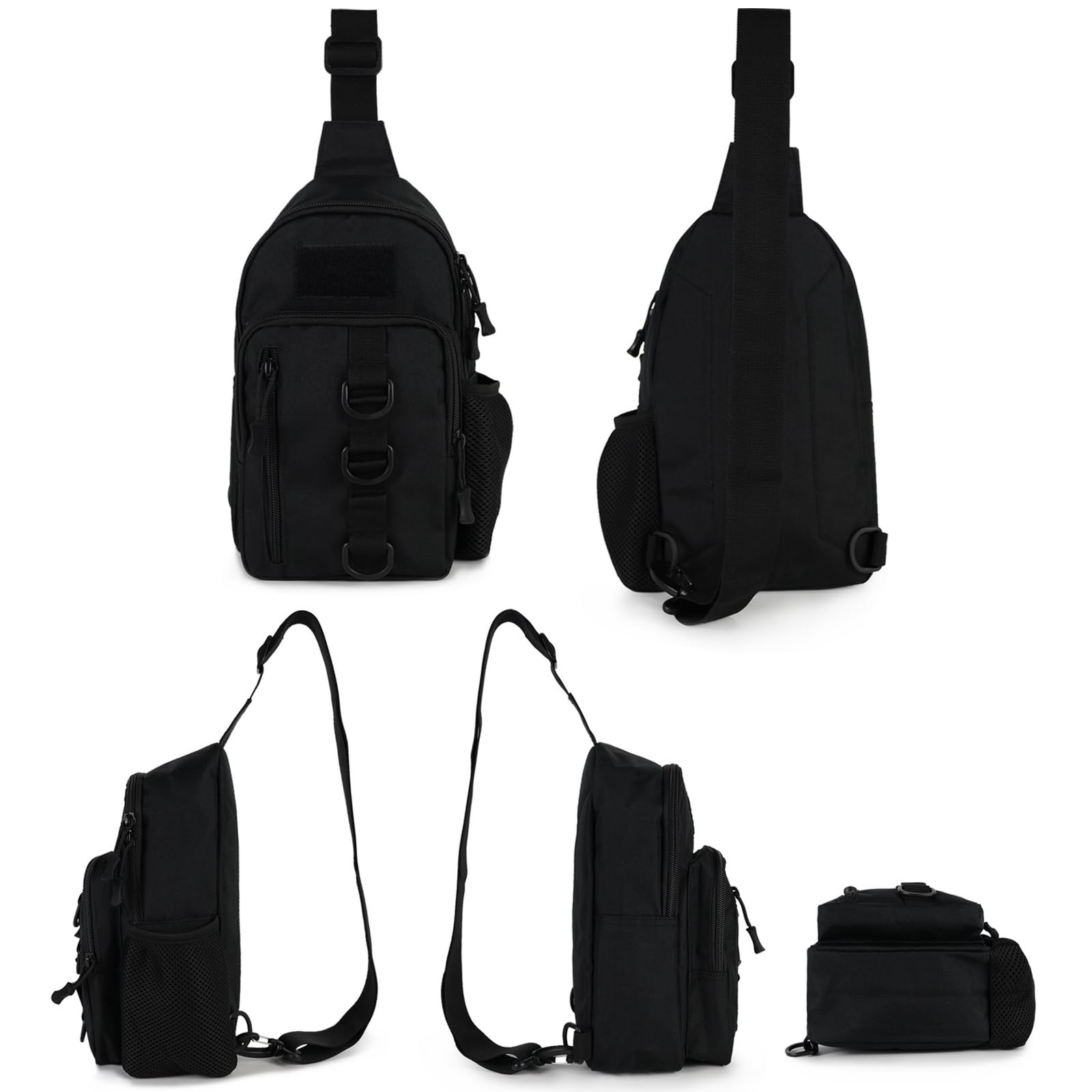 Small Sling Bag for Men, Tactical Crossbody bags EDC Shoulder Bag Chest Pack …