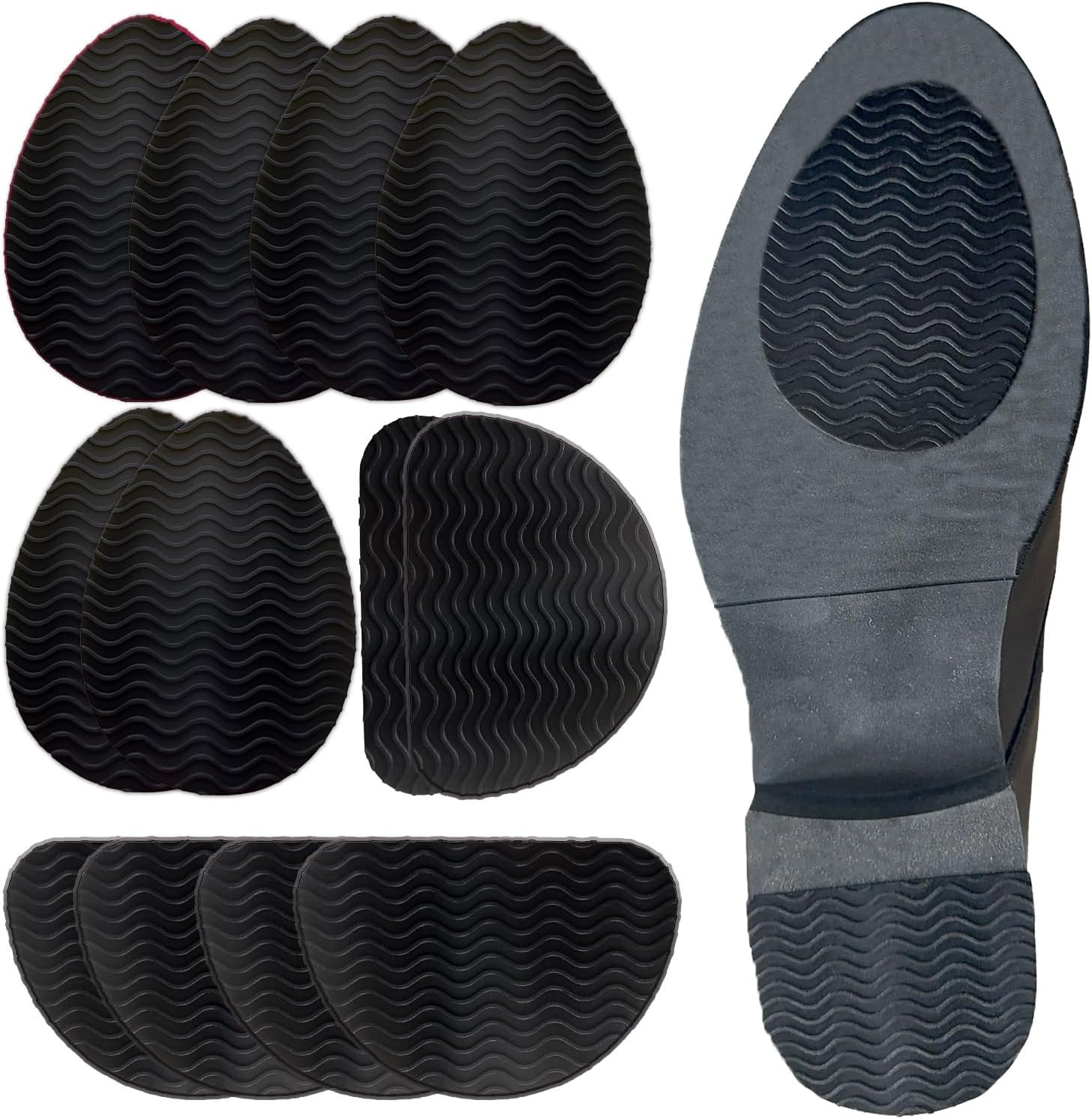 Non-Slip Shoe Pads, Adhesive Sole Protectors for High Heels, 6 Pairs