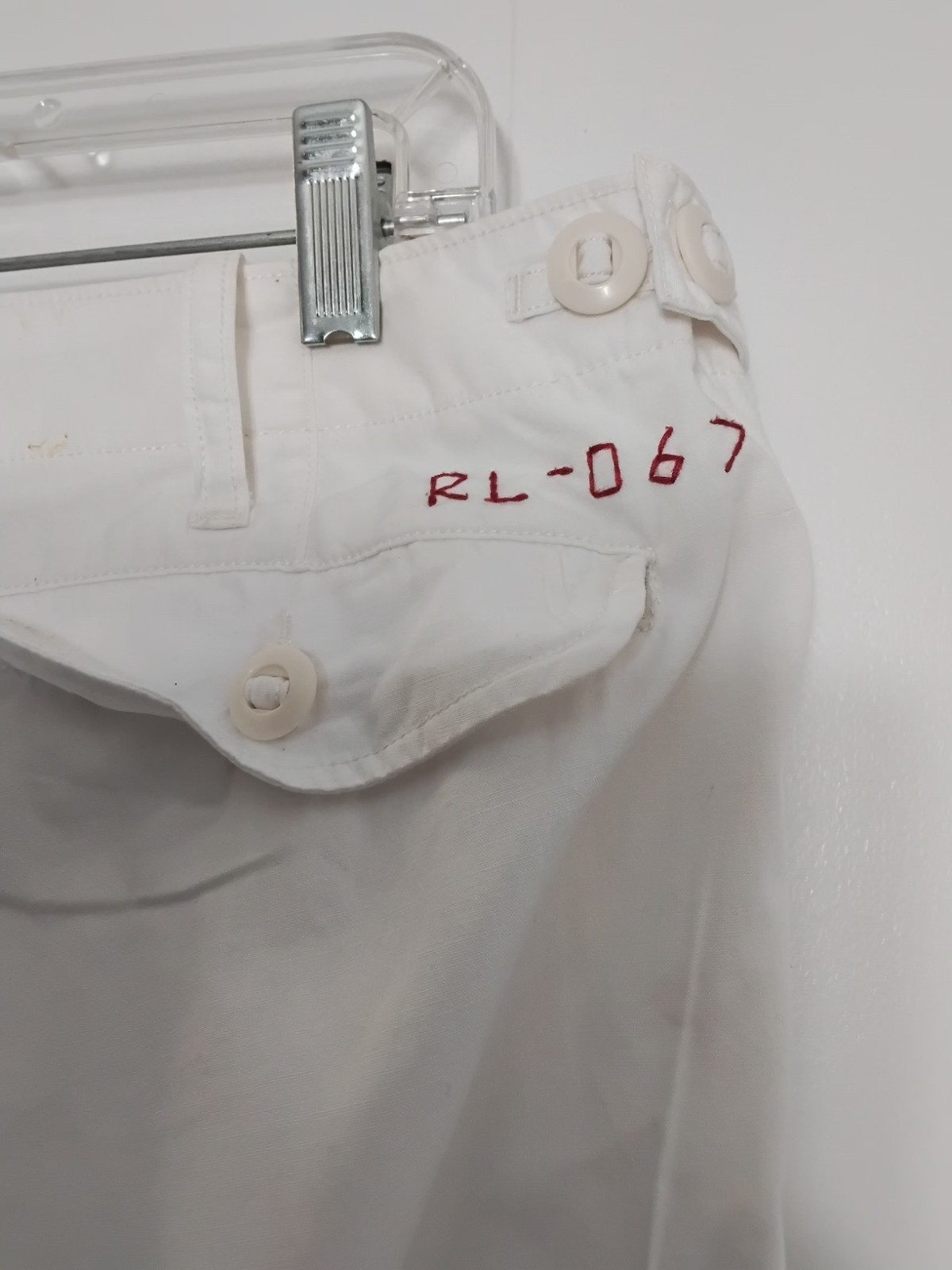 Ralph Lauren White Cargo Combat Pants Size 35/30