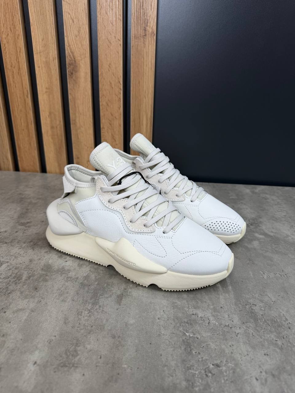 Y-3 Kaiwa JQ2454 Beige Sneakers Size 38 2/3