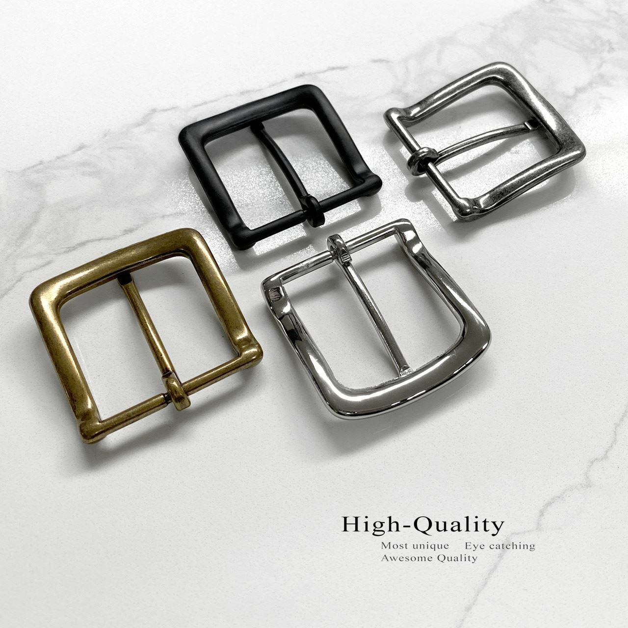 Single Prong Metal Buckle Replacement buckle fits 1-1/2″(38mm) Belt Strap