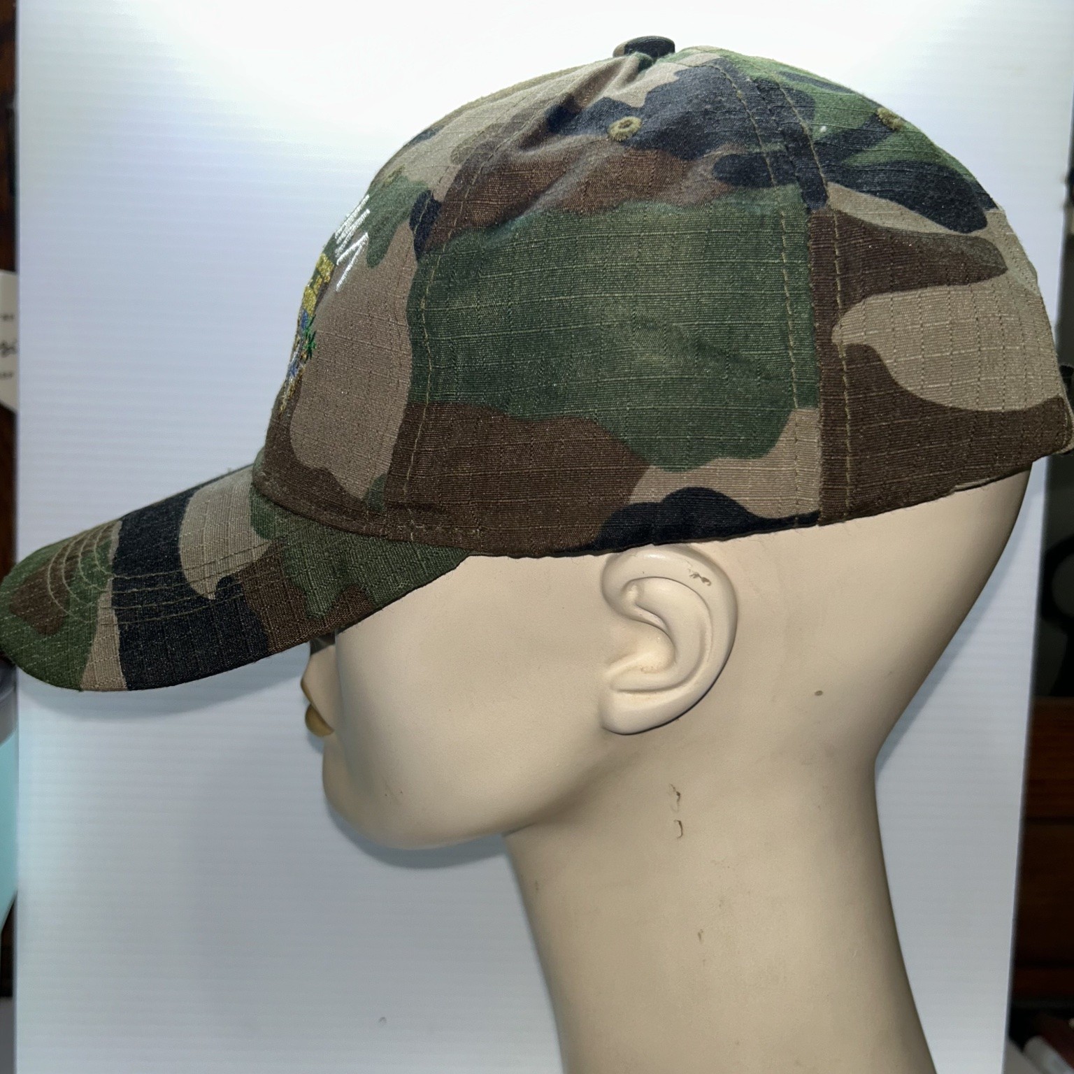 Panama Camo Map Souvenir Baseball Cap Hat Mens Adjustable Hook Loop