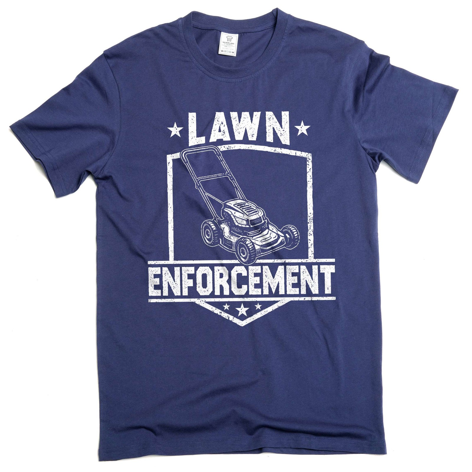 Father’s day Funny lawn enforcement Dad grandpa tee shirt law care tee