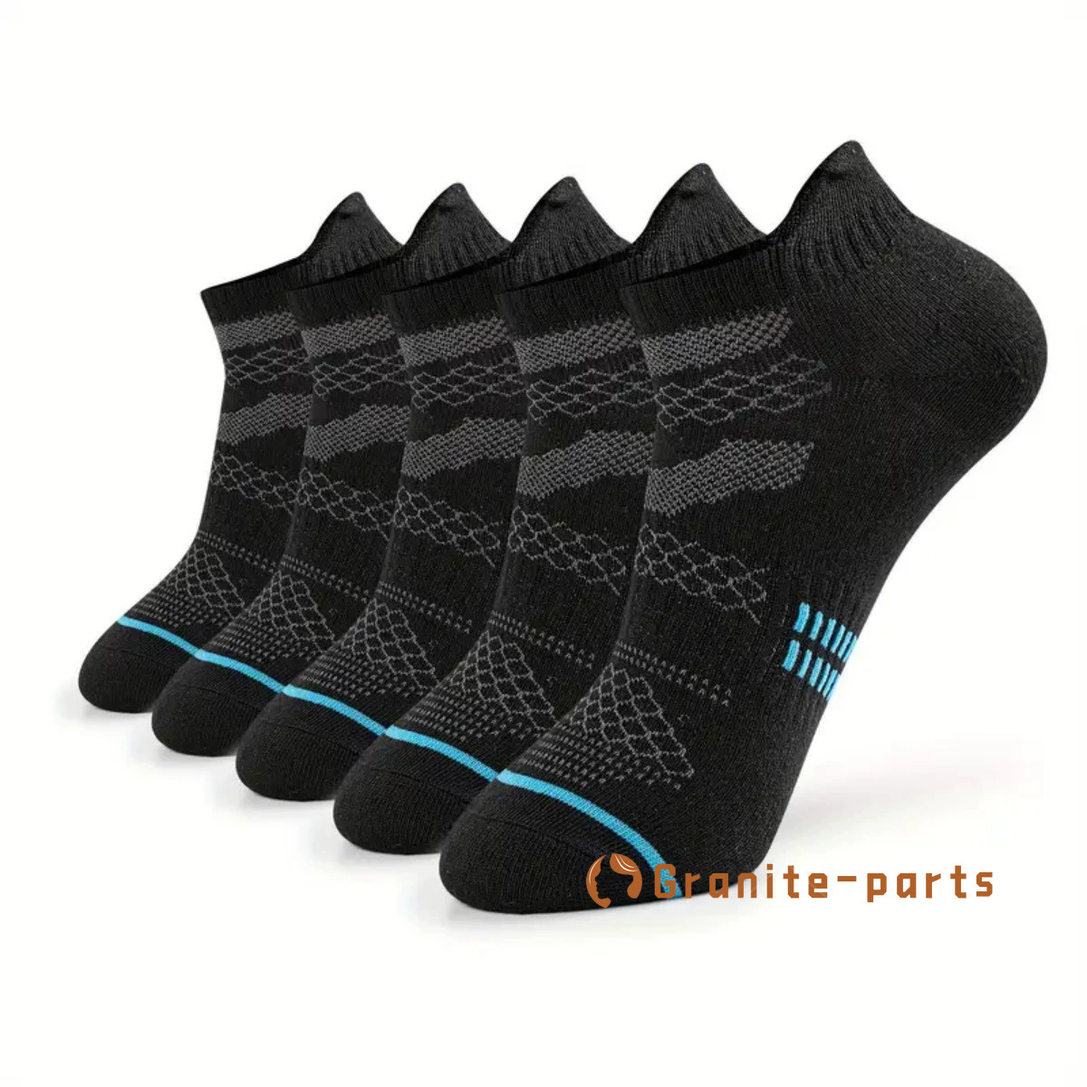 Men Ankle Sock Low Cut Sport Athletic Solid Classic Casual Work Plain Work 3Pack